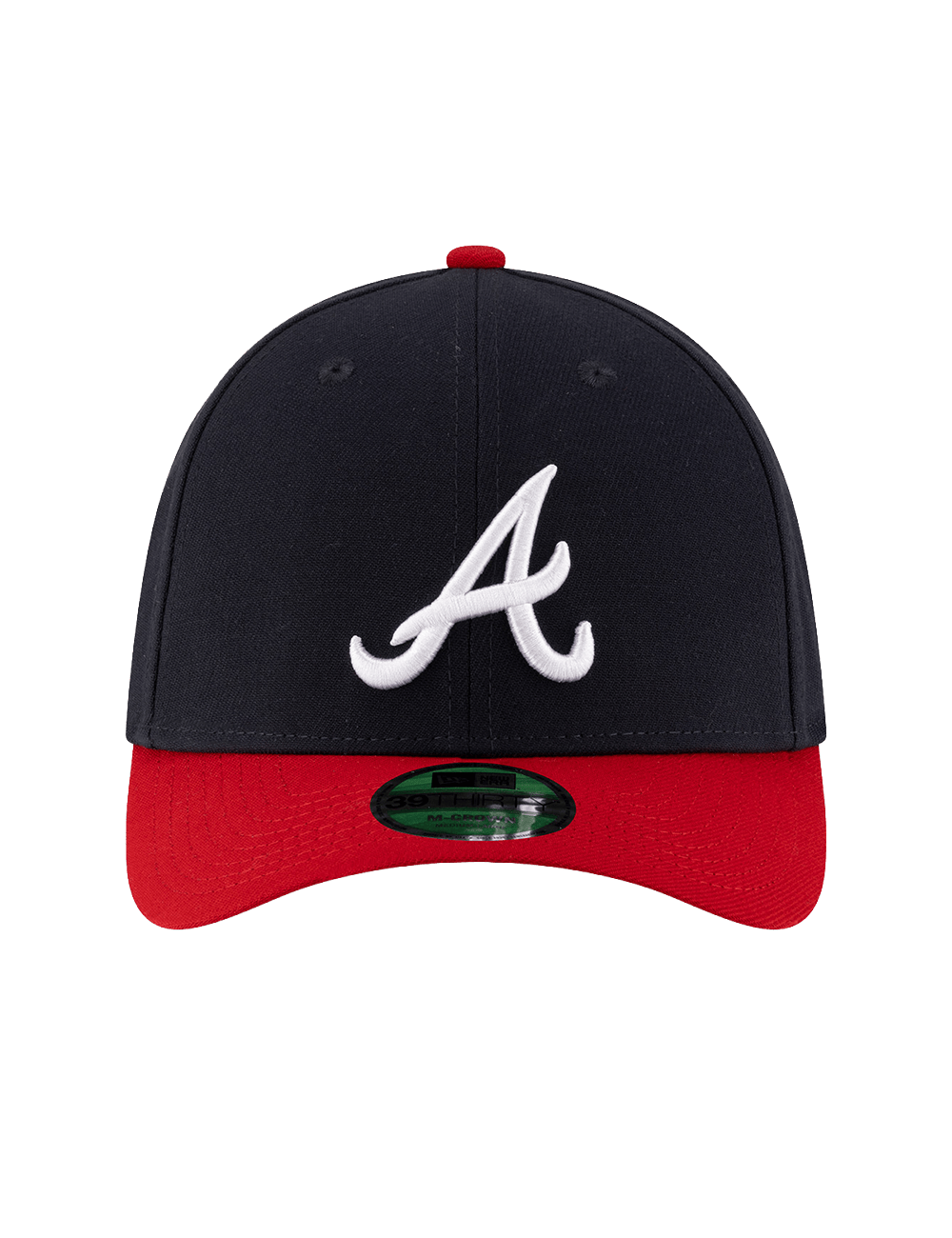 New Era Caps Atlanta Braves New Era MLB Player Replica 39THIRTY M-Crown Stretch-Fit Hat - Navy