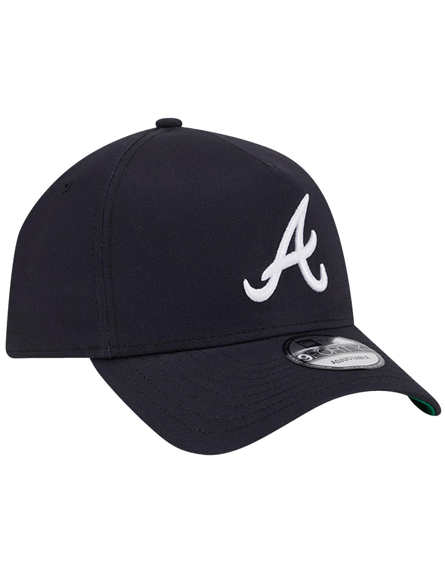 New Era Caps Atlanta Braves New Era MLB Team 9FORTY A-Frame Snapback Hat - Navy