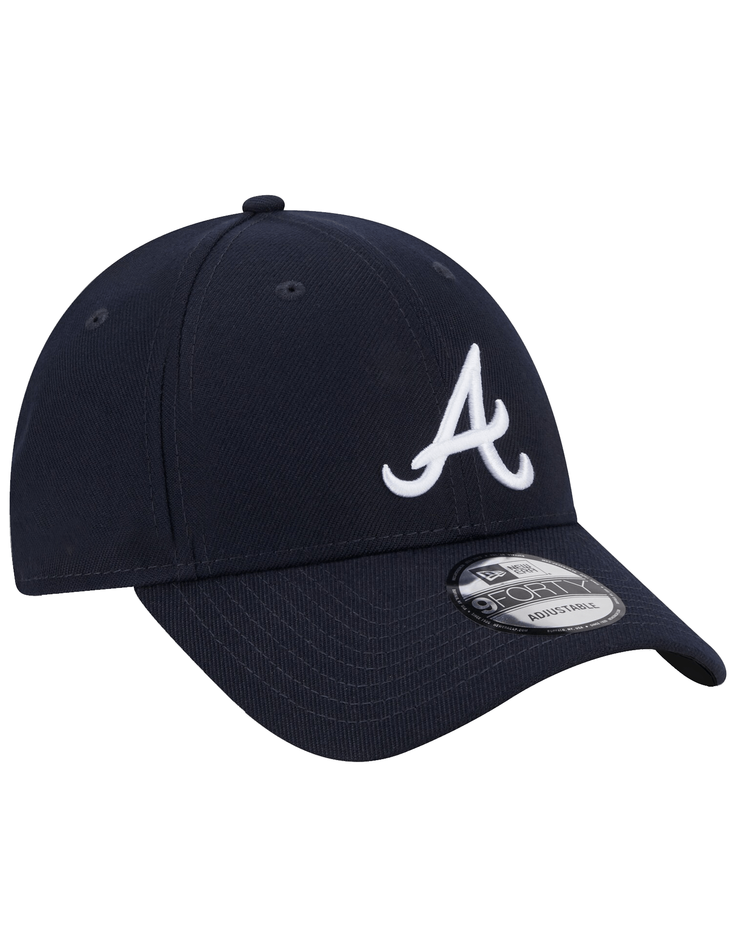 New Era Caps Atlanta Braves New Era MLB Team 9FORTY Snapback Hat - Navy