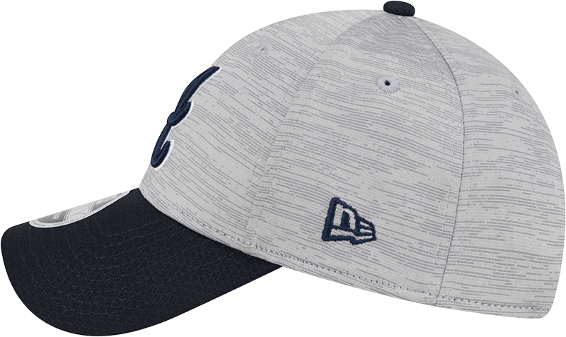 New Era Caps Atlanta Braves New Era MLB Team Active Digi-Tech 9FORTY Snapback Hat - Graphite Grey