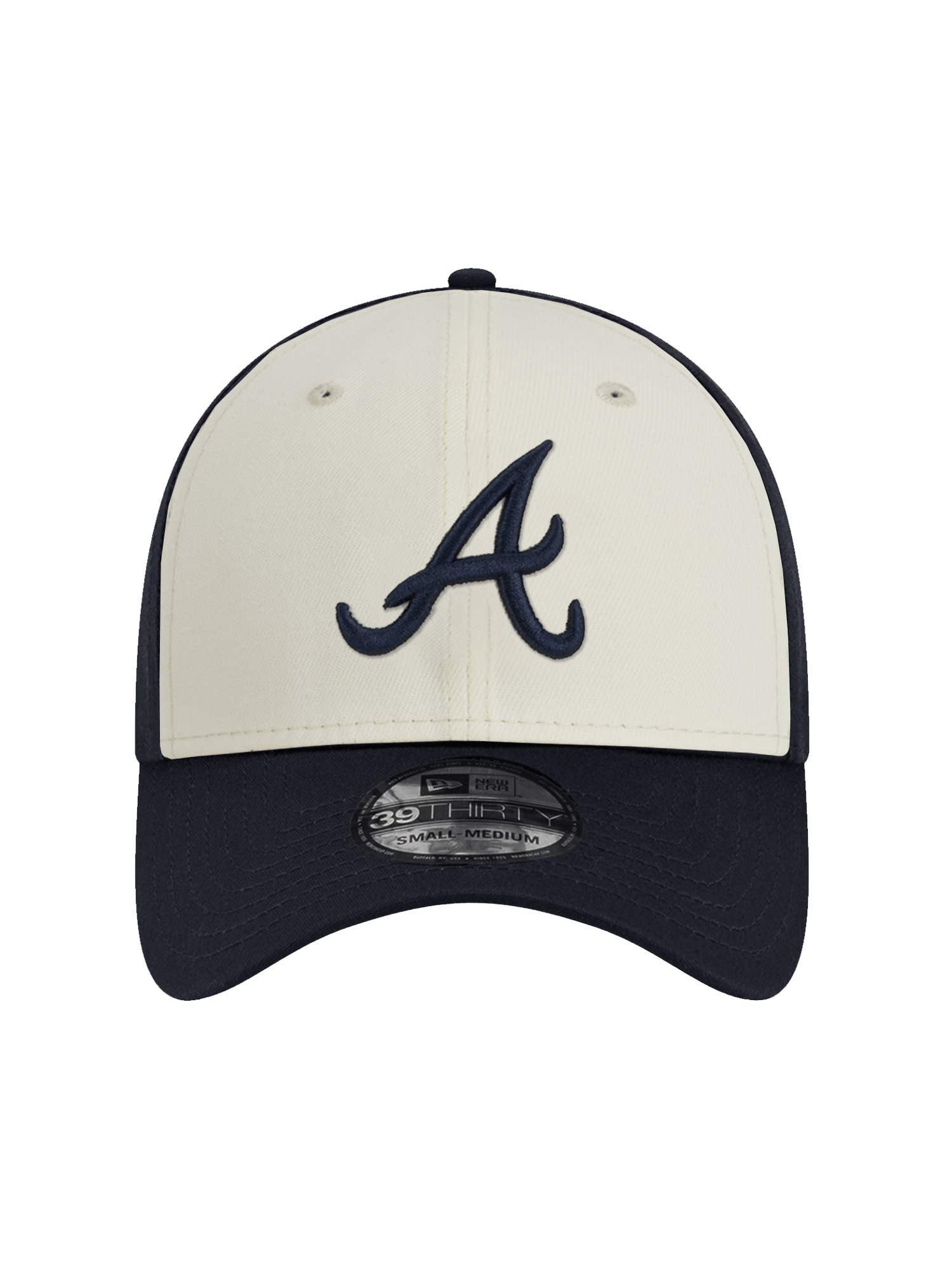 New Era Caps Atlanta Braves New Era MLB Team Chrome 39THIRTY Stretch-Fit Hat