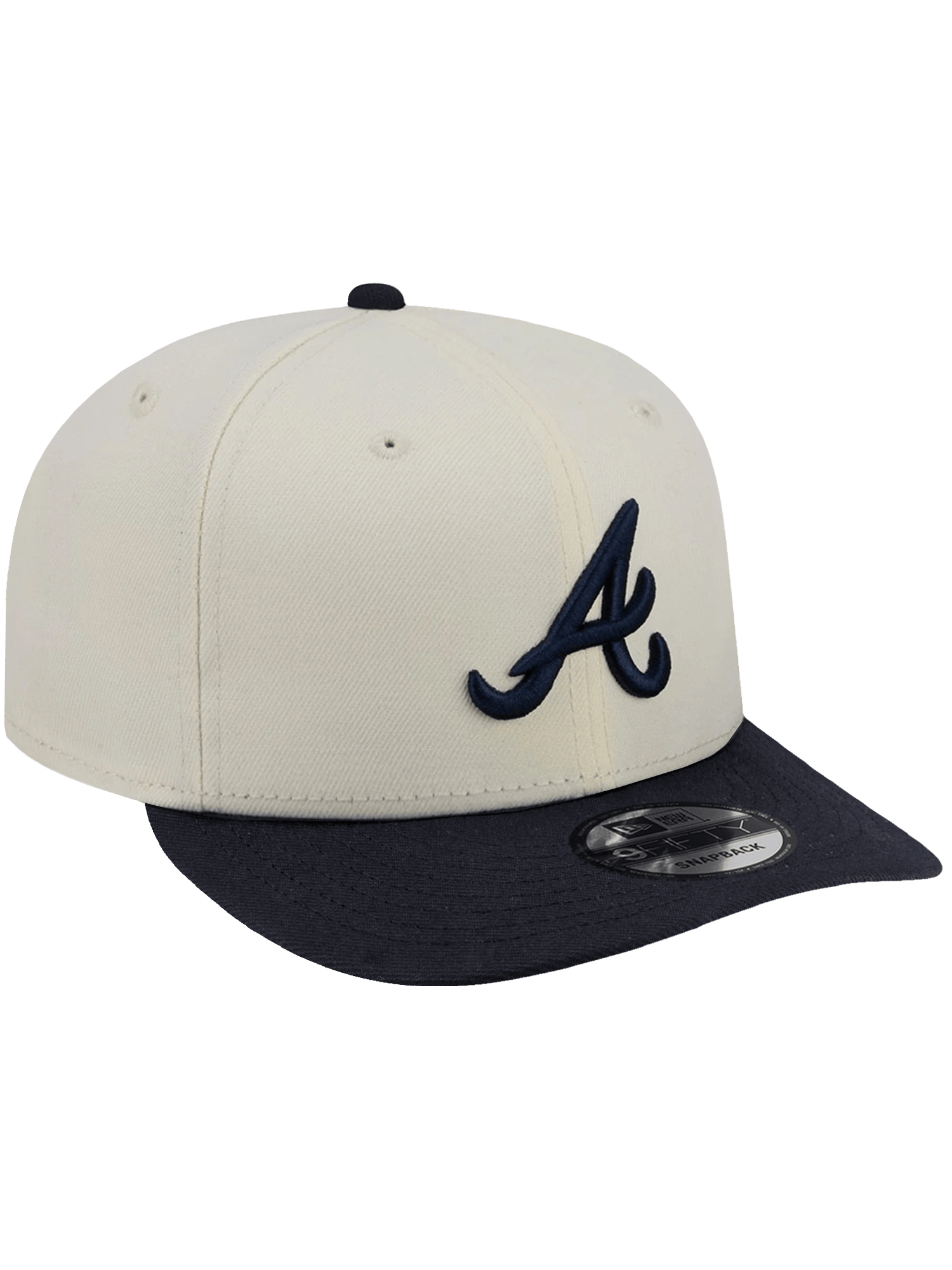 New Era Caps OSFA Atlanta Braves New Era MLB Team Chrome 9FIFTY Pre-Curved Snapback Hat