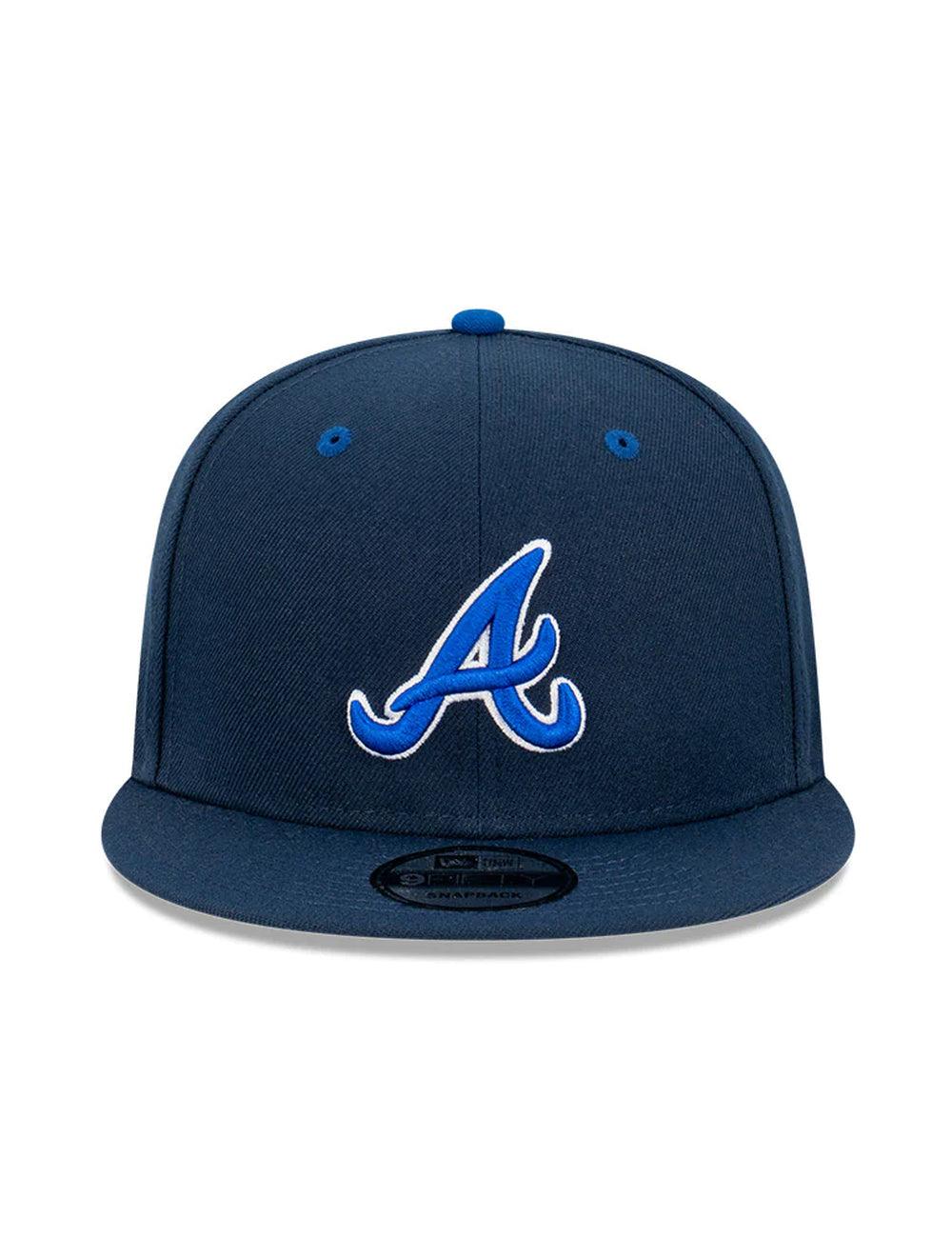 New Era Caps Atlanta Braves New Era MLB Tonal 9FIFTY Snapback Hat - Navy