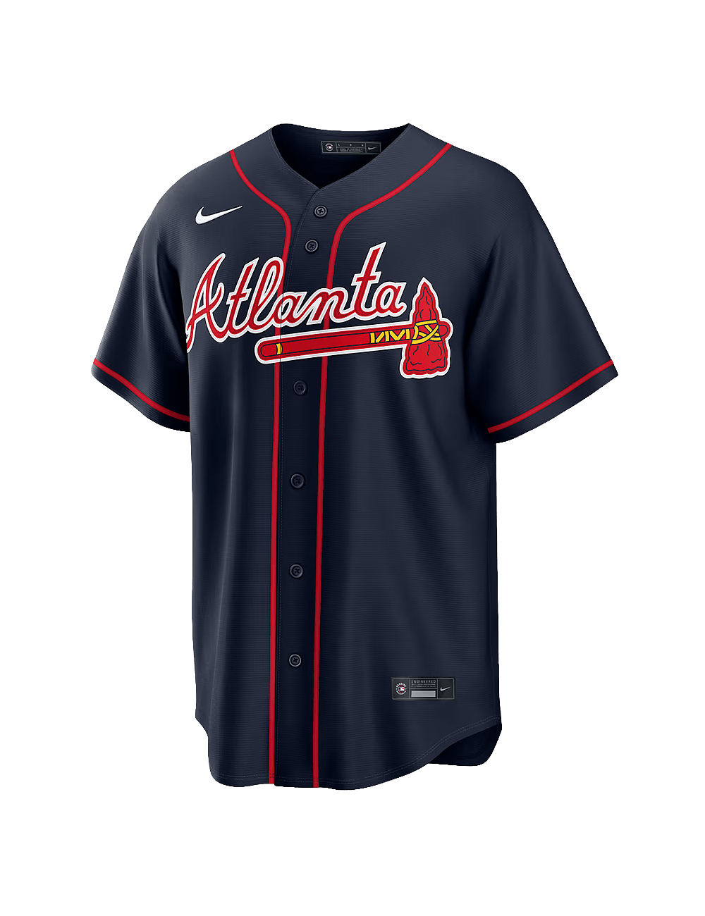 Nike Jerseys Atlanta Braves Nike MLB Alternate Replica Jersey - Navy