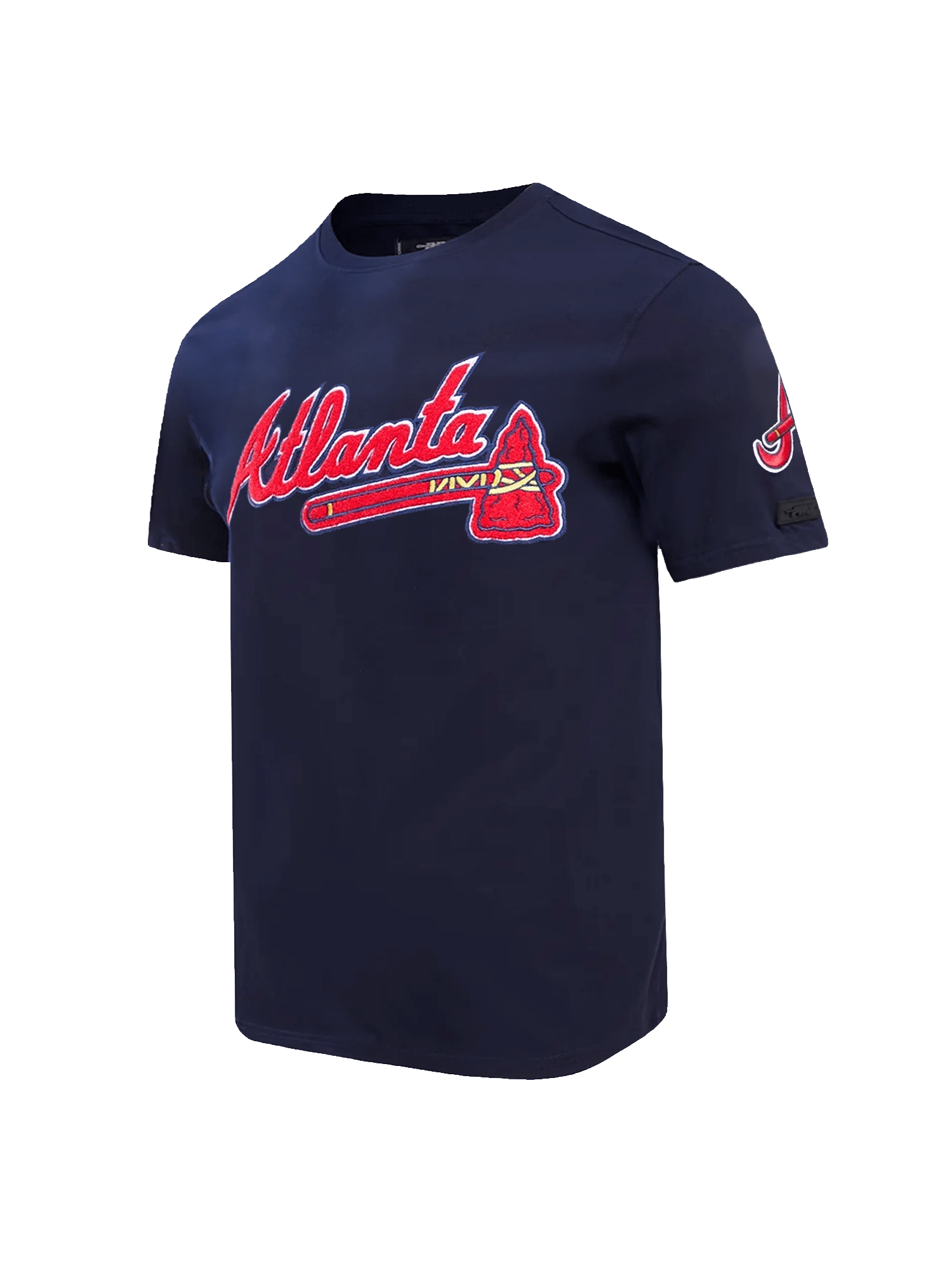 Pro Standard T-Shirts Atlanta Braves Pro Standard MLB Team Chenille Flex T-Shirt - Navy