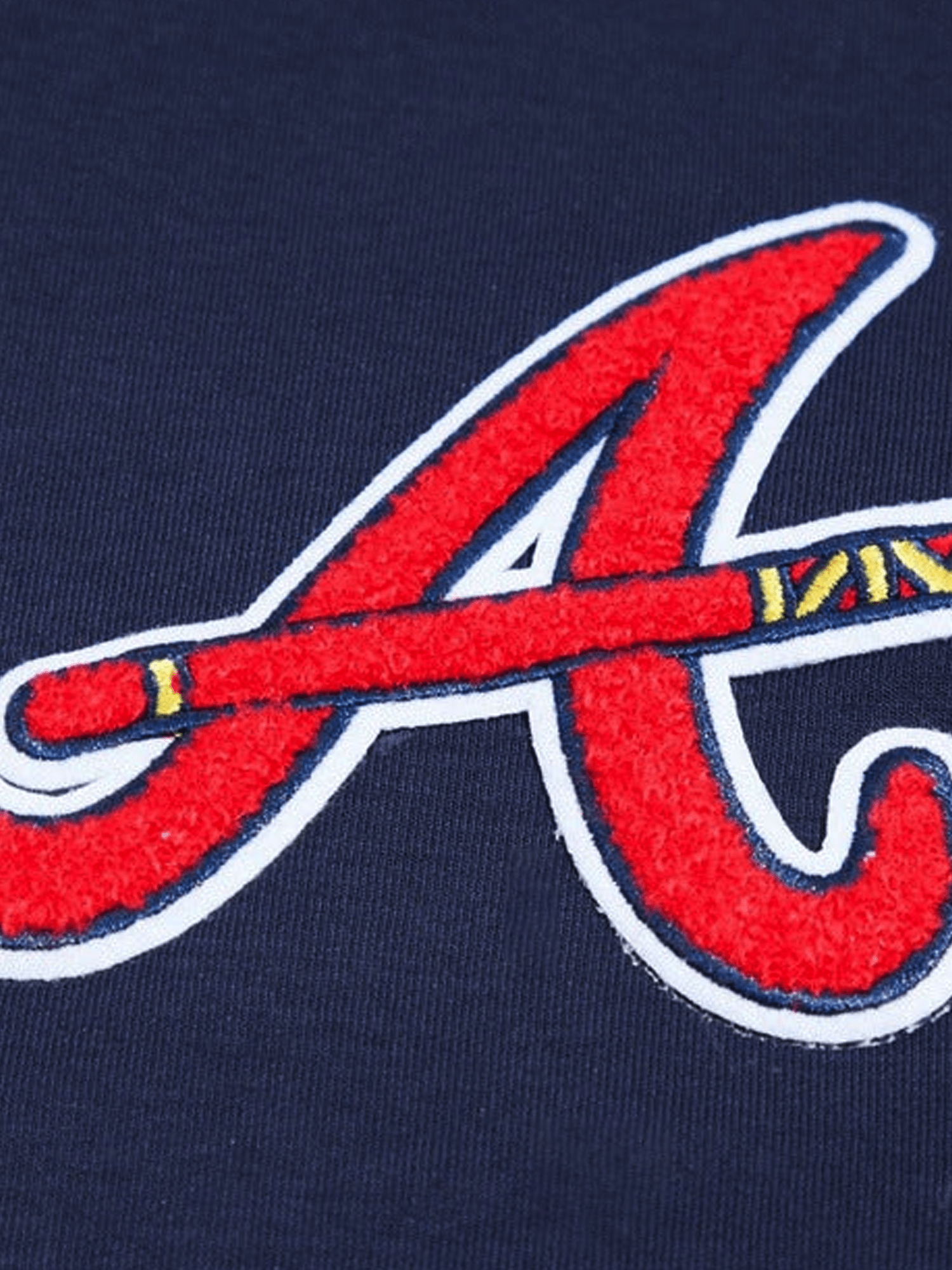Pro Standard Jumpers Atlanta Braves Pro Standard MLB Team Chenille Hoodie Jumper  - Navy