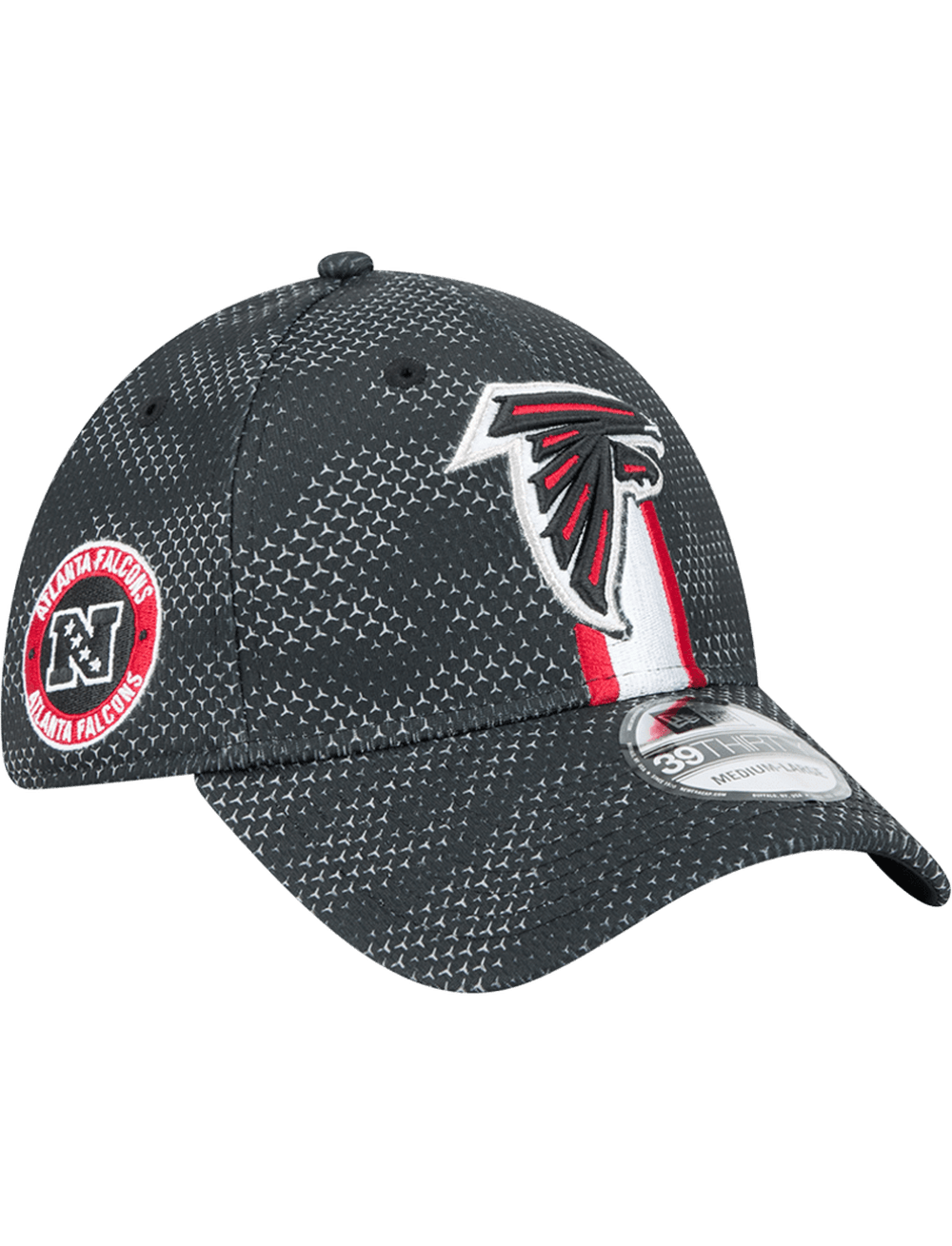 New Era Caps M/L Atlanta Falcons New Era NFL 24 Sideline 39THIRTY Stretch-Fit Hat