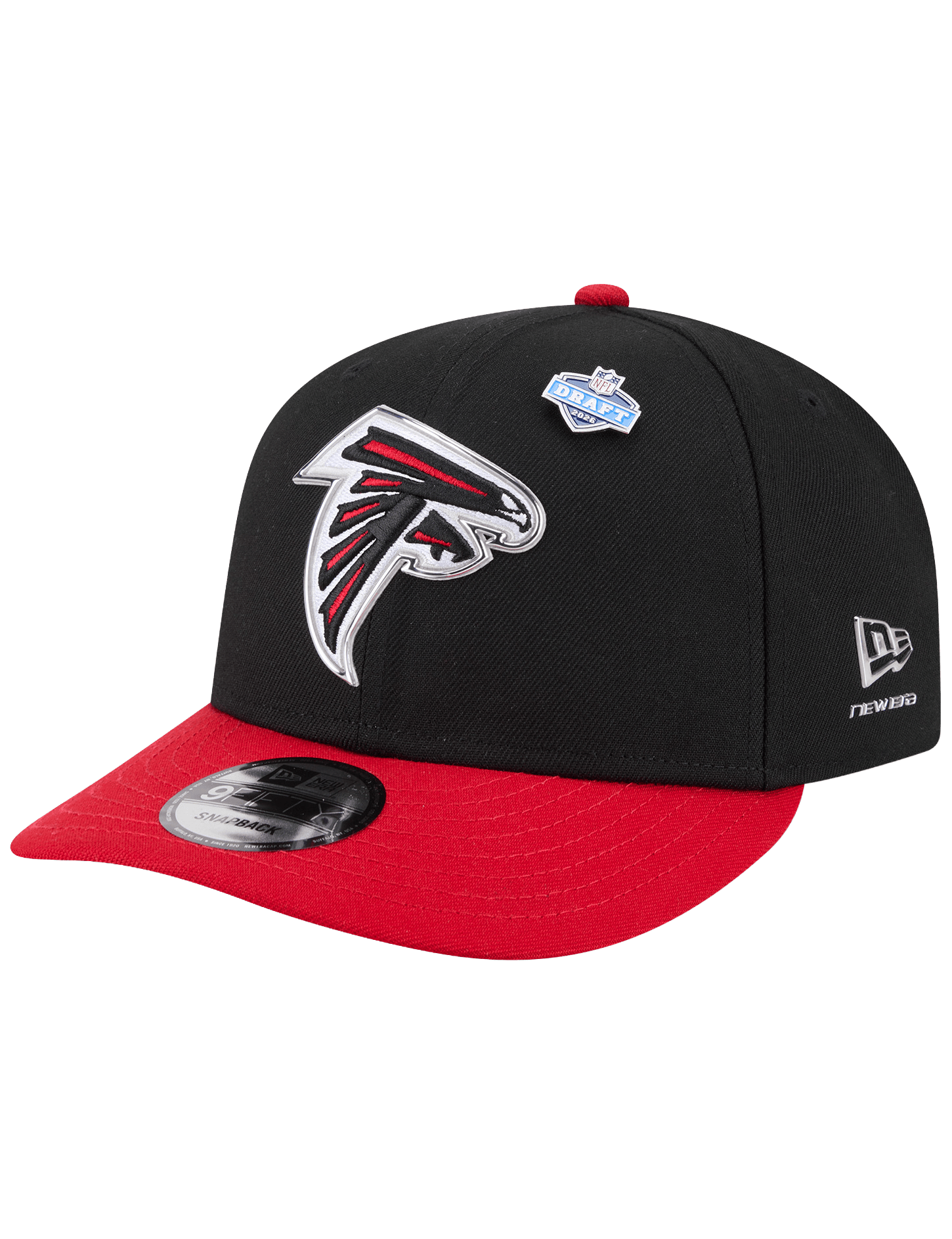 New Era Caps OSFM Atlanta Falcons New Era NFL Draft 26 9FIFTY Pre-Curved Snapback Hat