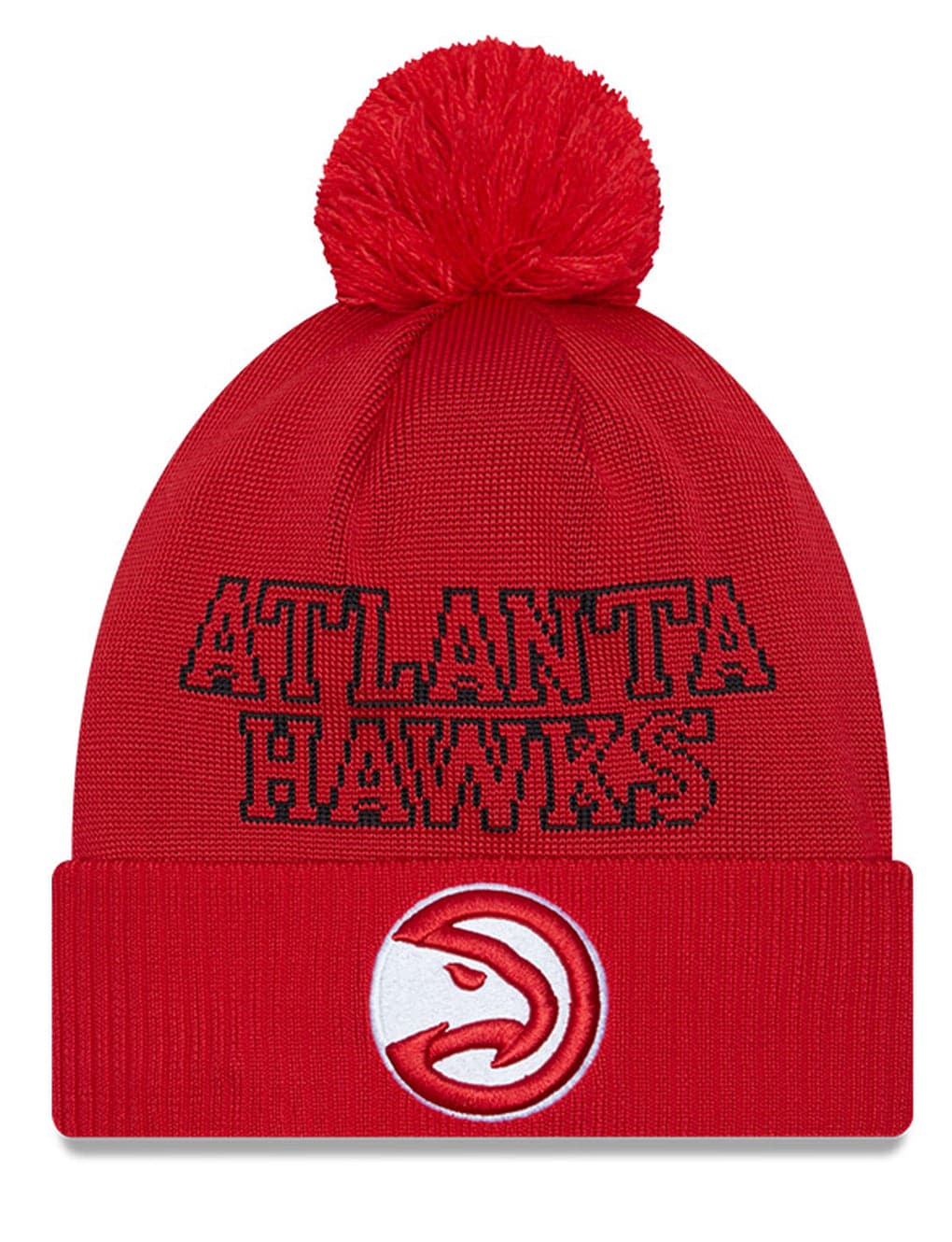 New Era Beanies Atlanta Hawks New Era NBA 23 Draft Knit Beanie - Red