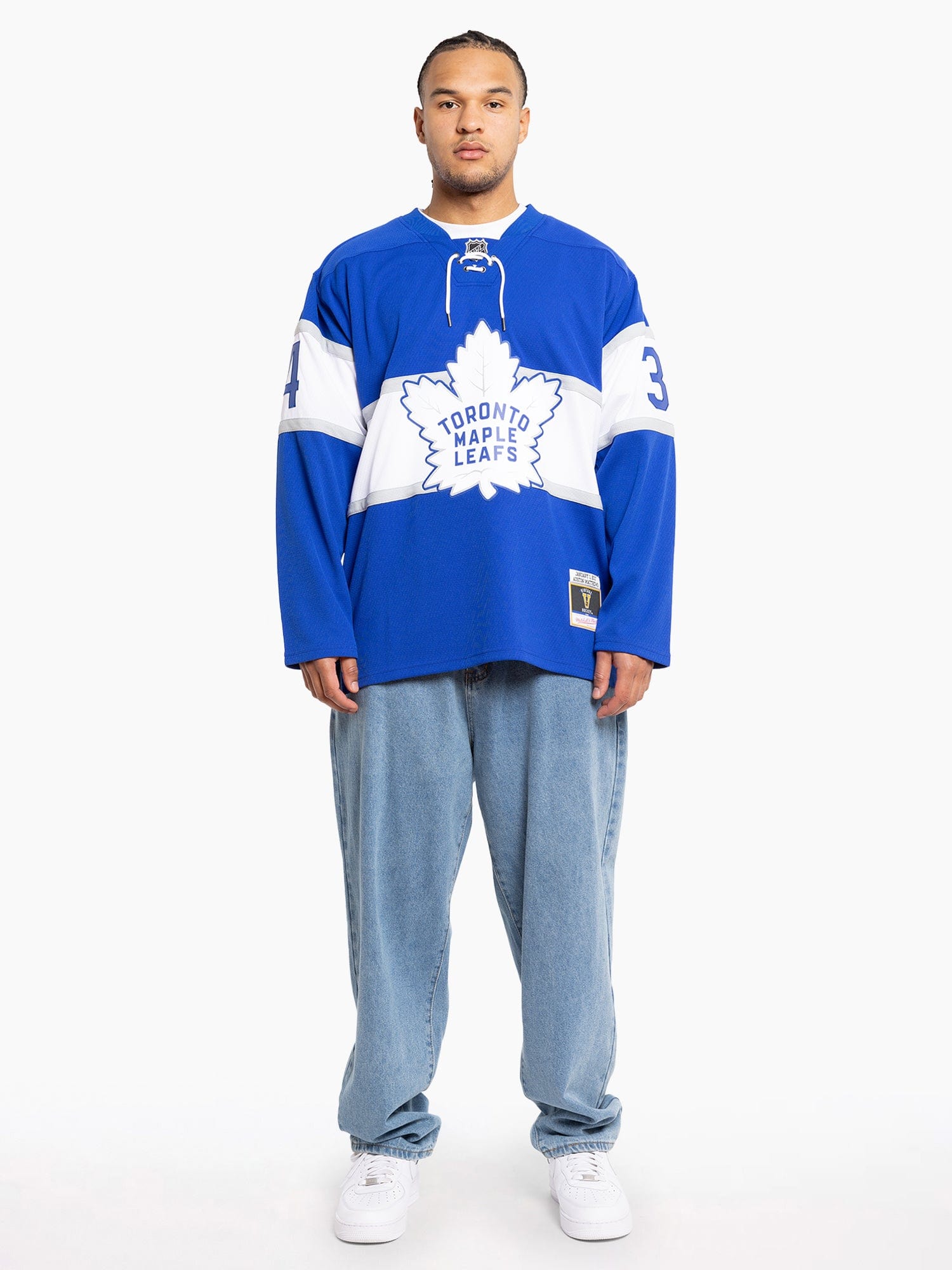 Mitchell And Ness Jerseys Auston Matthews Toronto Maple Leafs Mitchell & Ness NHL 17 Blue Line Jersey