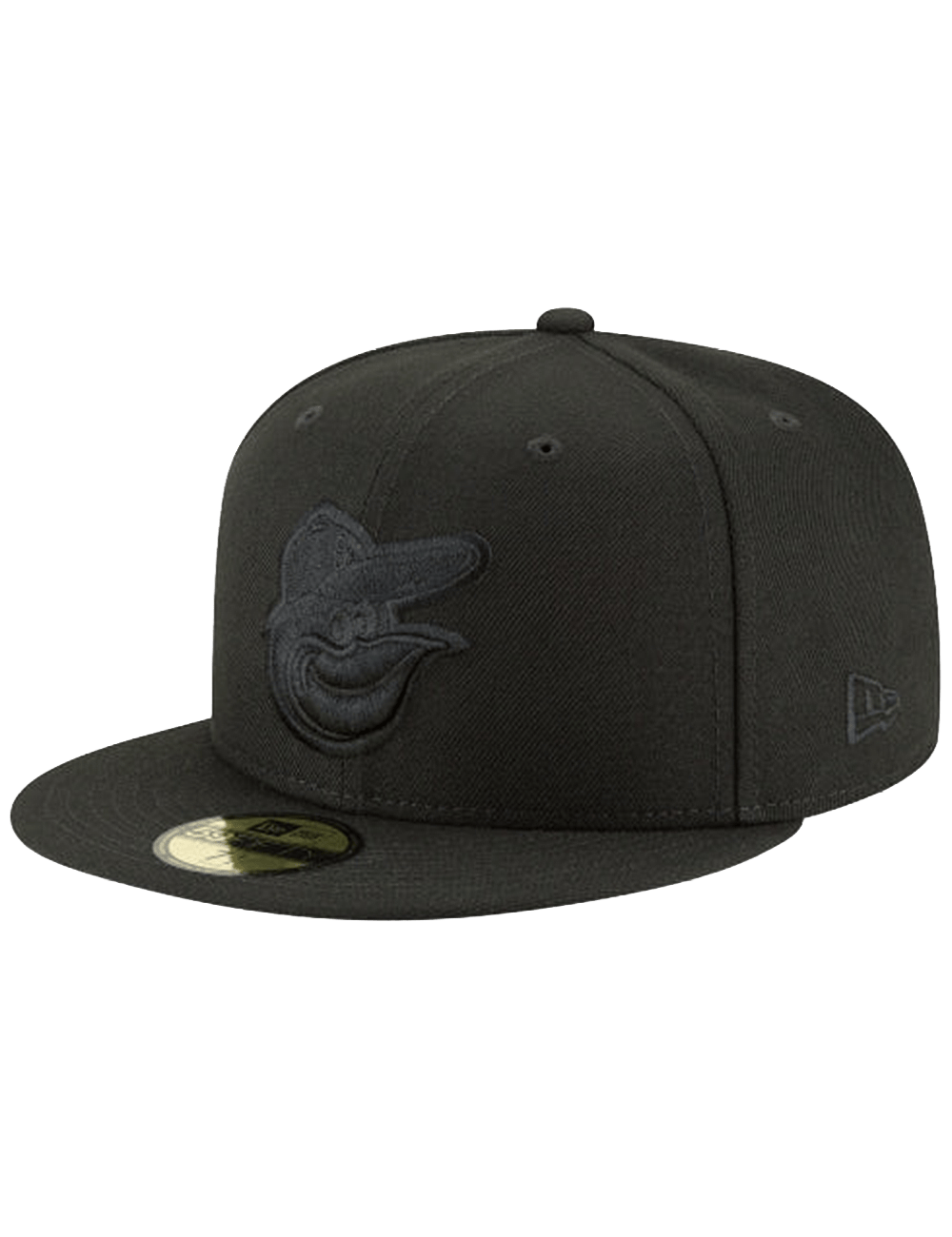 New Era Caps Baltimore Orioles New Era MLB Black On Black 59FIFTY Fitted Hat
