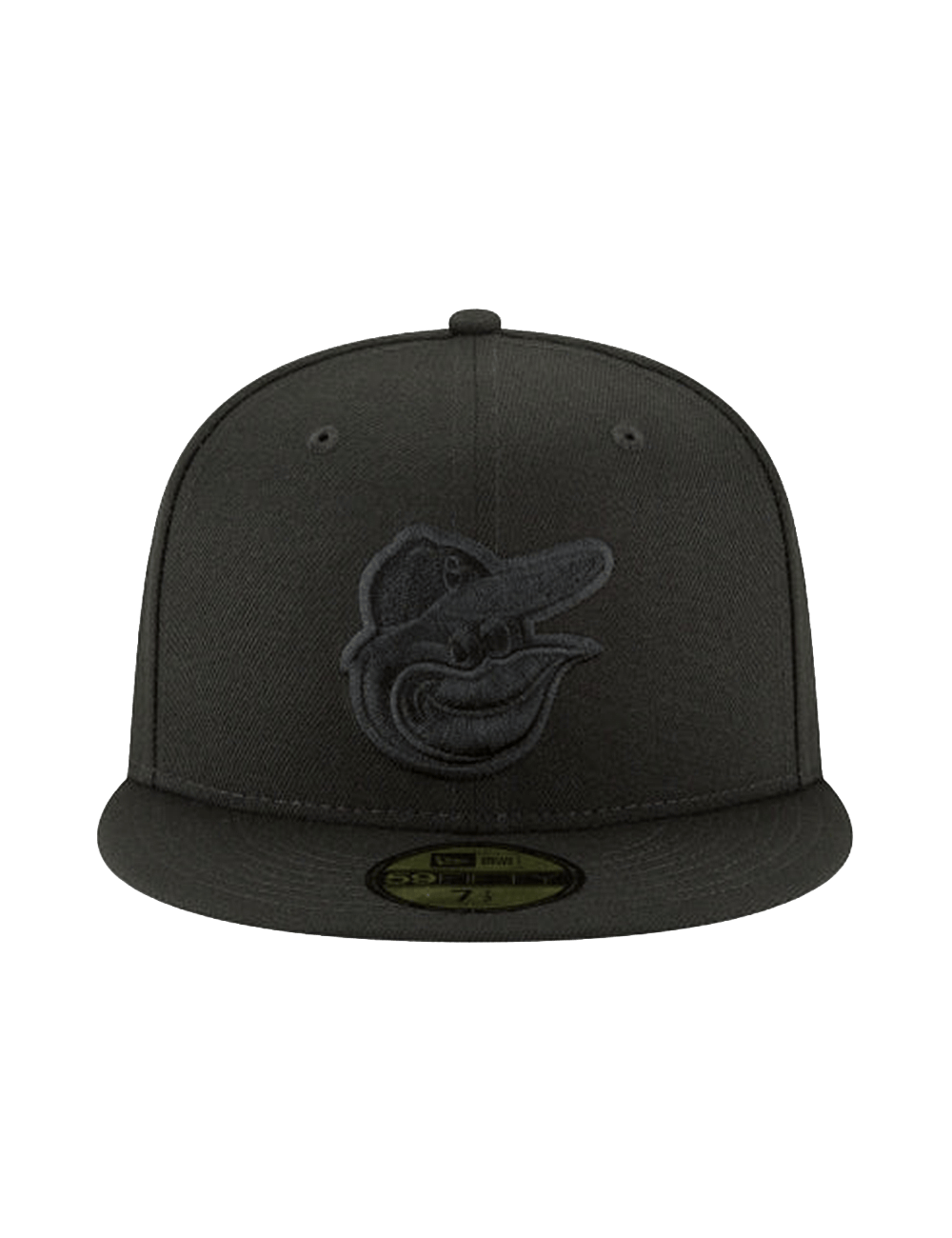 New Era Caps Baltimore Orioles New Era MLB Black On Black 59FIFTY Fitted Hat