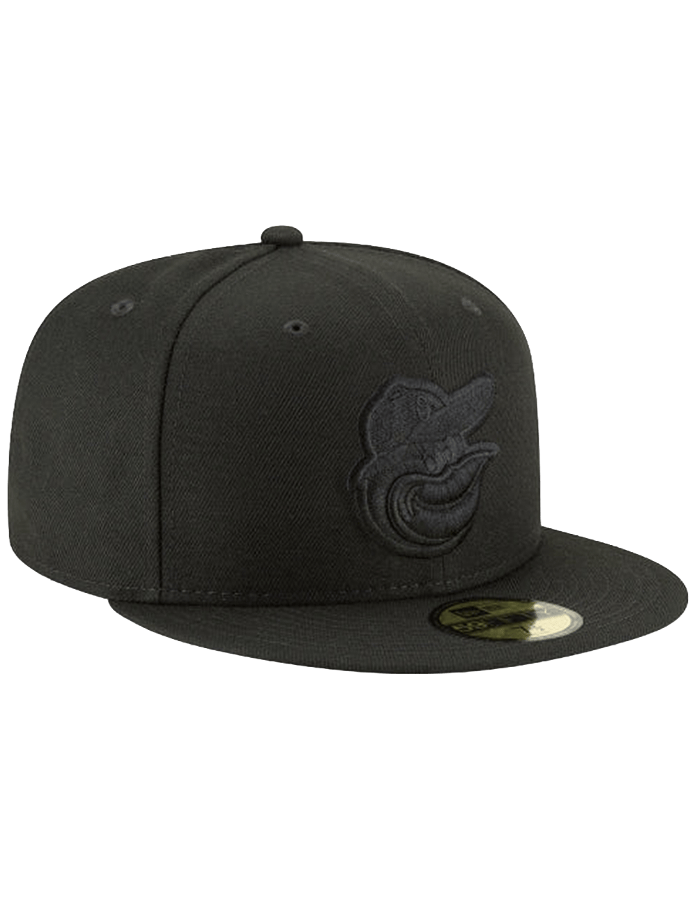 New Era Caps Baltimore Orioles New Era MLB Black On Black 59FIFTY Fitted Hat