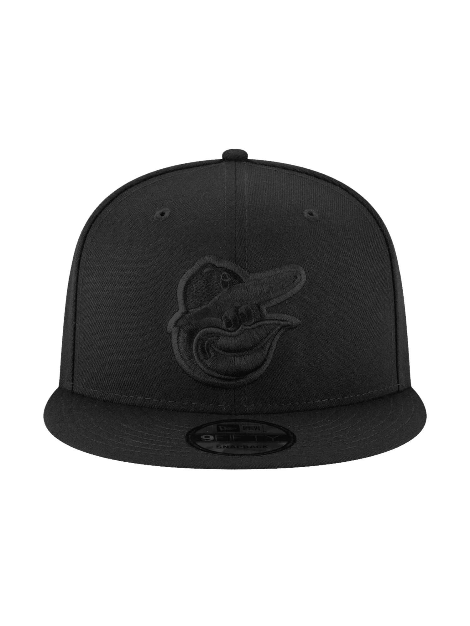 New Era Caps Baltimore Orioles New Era MLB Black On Black 9FIFTY Snapback Hat