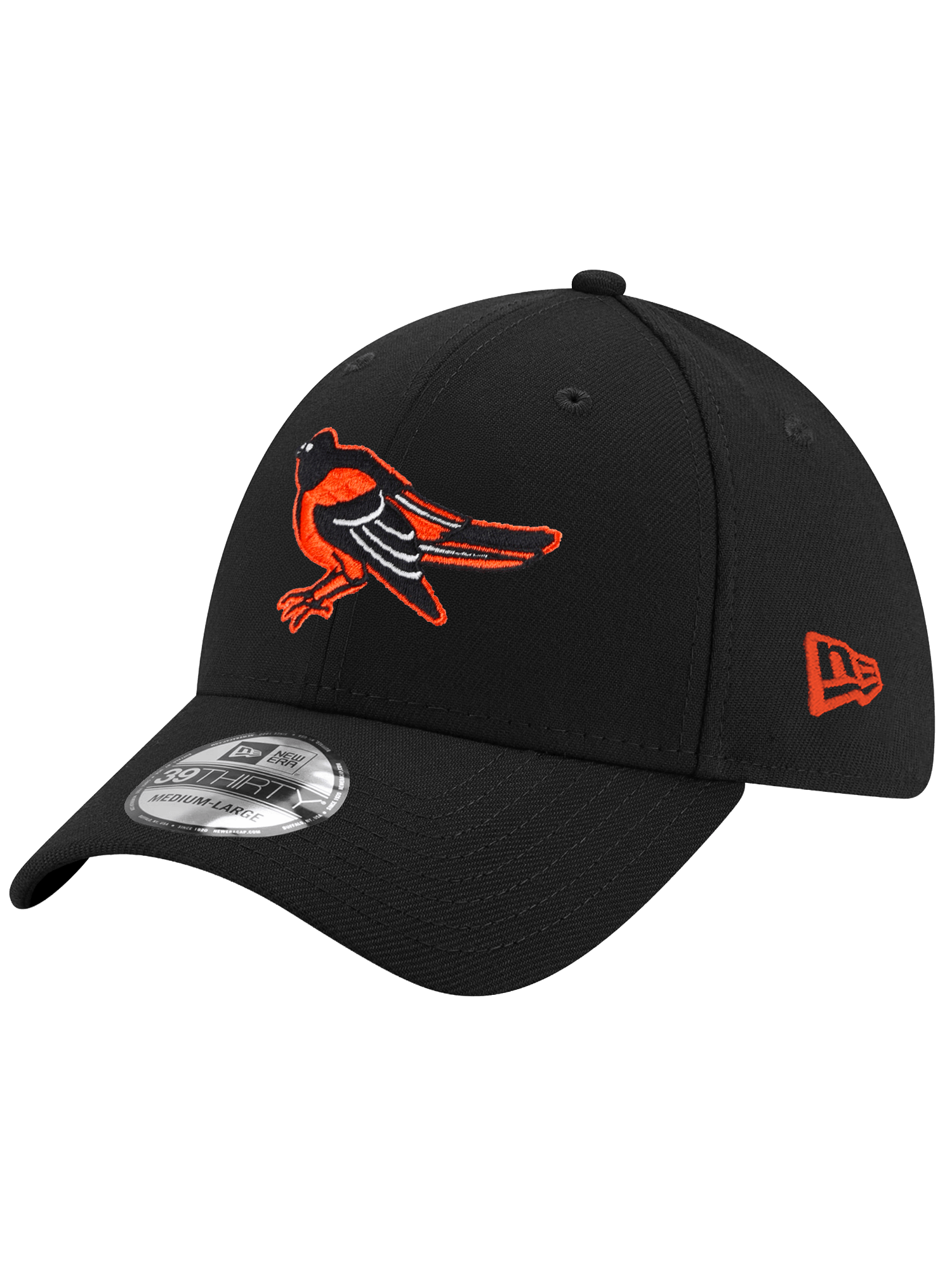 New Era Caps Baltimore Orioles New Era MLB Cooperstown 39THIRTY Stretch-Fit Hat - Black