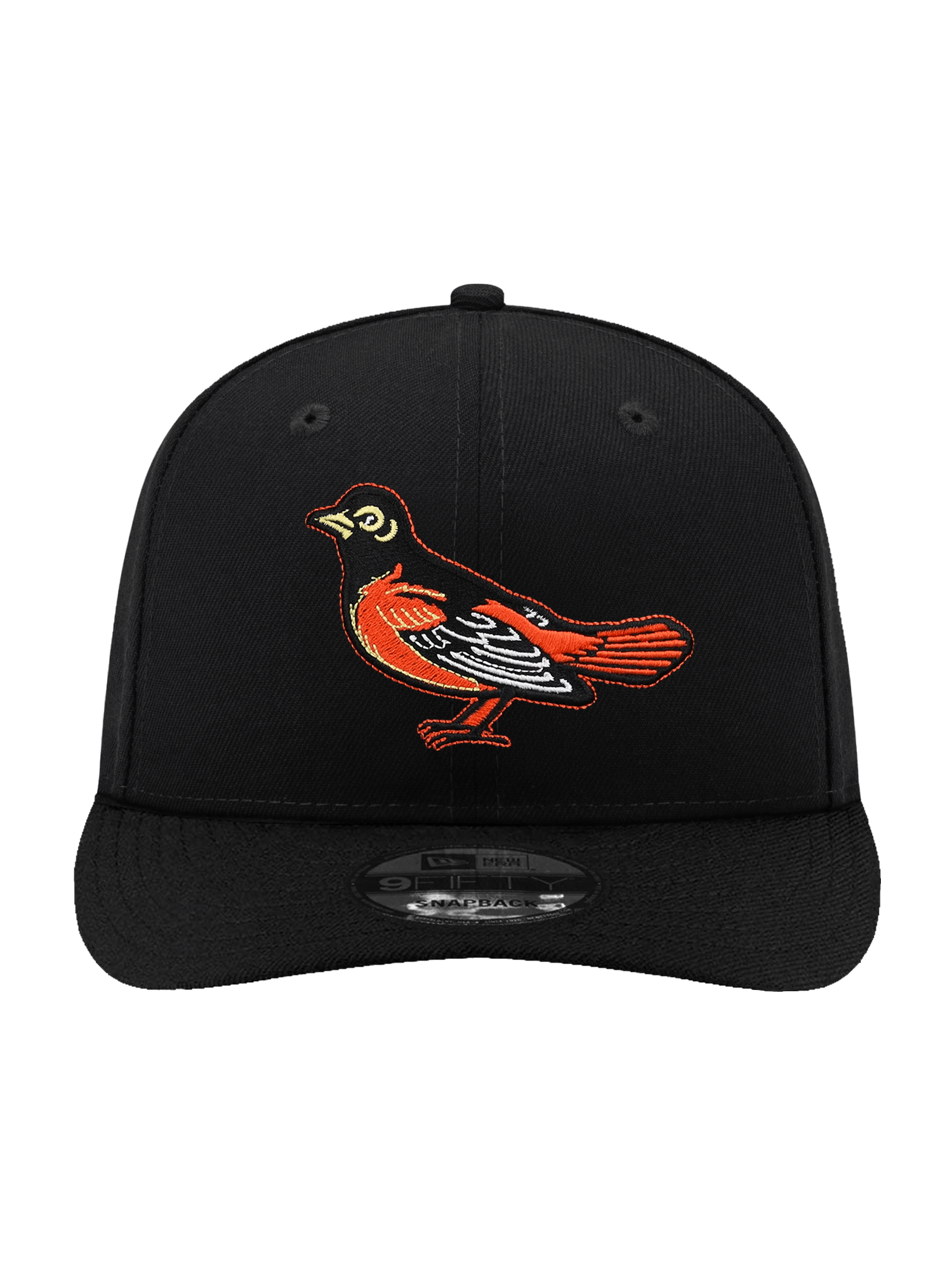 New Era Caps OSFA Baltimore Orioles New Era MLB Cooperstown Pre-Curved 9FIFTY Snapback Hat - Black