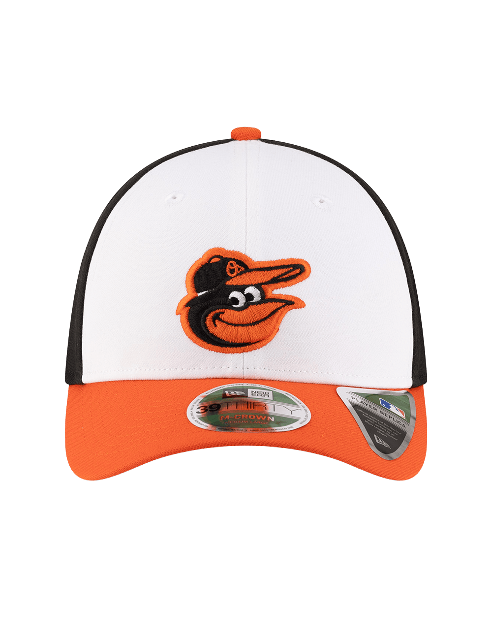 New Era Caps Baltimore Orioles New Era MLB Player Replica 39THIRTY M-Crown Stretch-Fit Hat - White