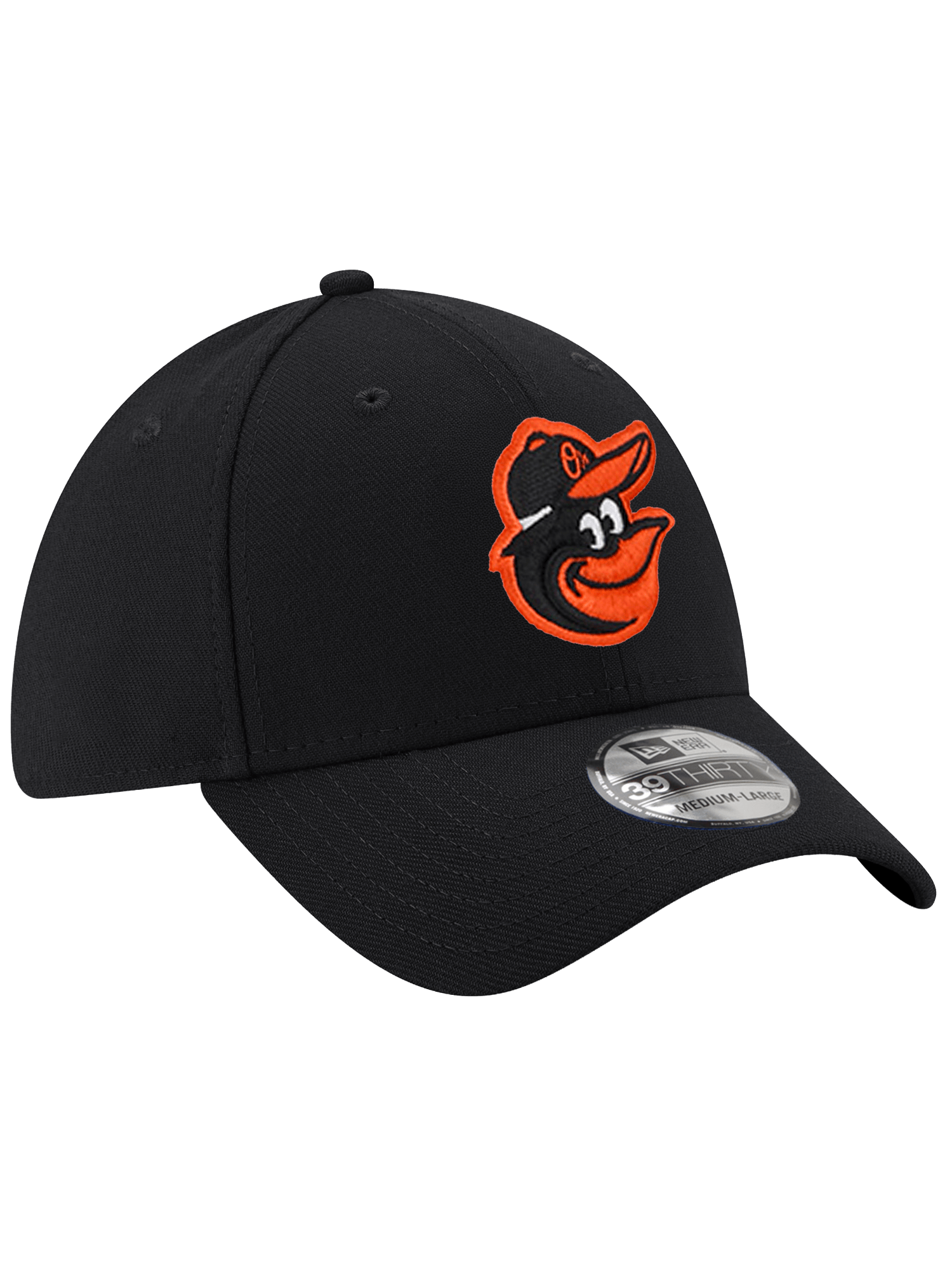 New Era Caps Baltimore Orioles New Era MLB Team 39THIRTY Stretch-Fit Hat - Black