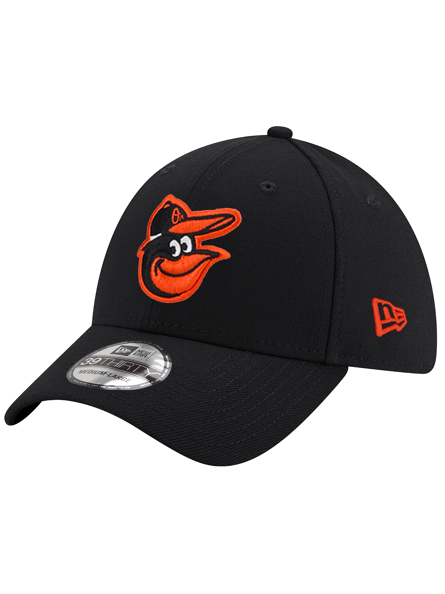 New Era Caps Baltimore Orioles New Era MLB Team 39THIRTY Stretch-Fit Hat - Black