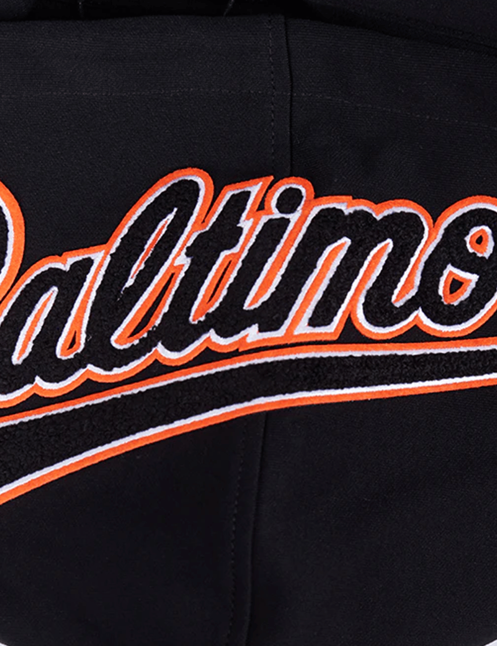 Pro Standard Jumpers Baltimore Orioles Pro Standard MLB O's Classic Chenille Hoodie Jumper - Black
