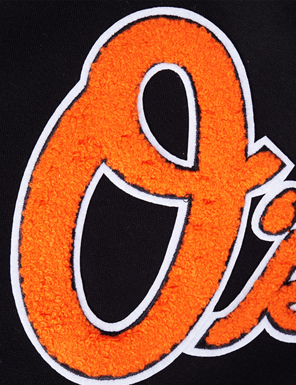 Pro Standard Jumpers Baltimore Orioles Pro Standard MLB O's Classic Chenille Hoodie Jumper - Black