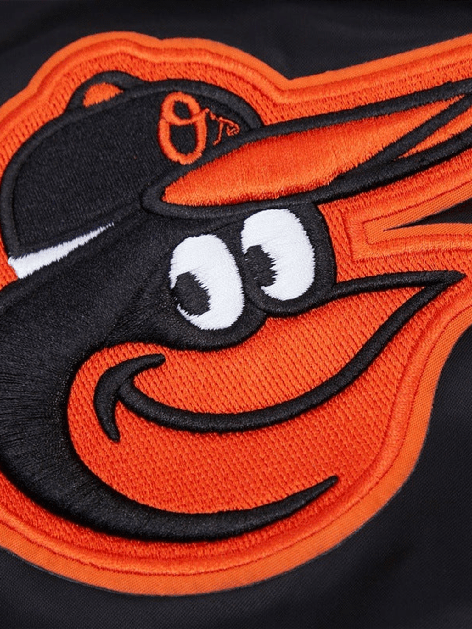 Pro Standard Jackets Baltimore Orioles Pro Standard MLB Team Classic Satin Button Jacket - Black