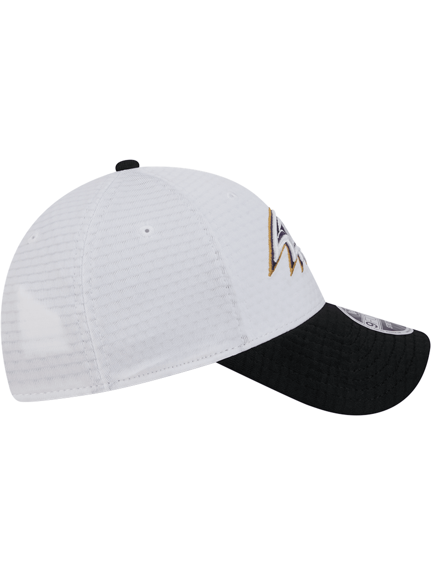 New Era Caps Baltimore Ravens New Era NFL 24 Training 9FORTY Stretch-Snapback Hat - White