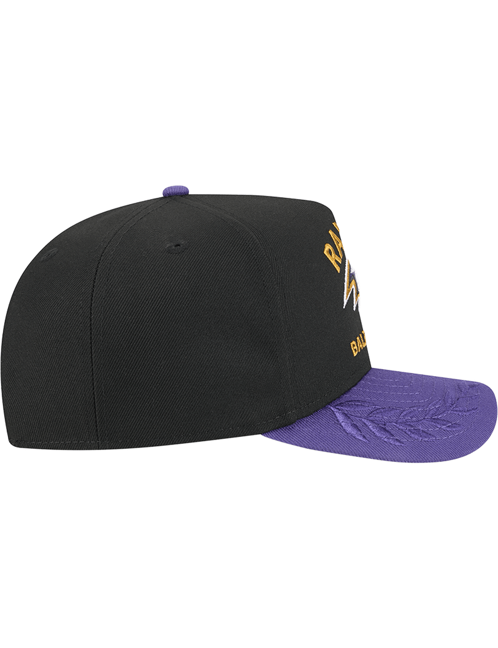 New Era Caps Baltimore Ravens New Era NFL 25 Draft Pre-Curved 9FIFTY A-Frame Snapback Hat - Black