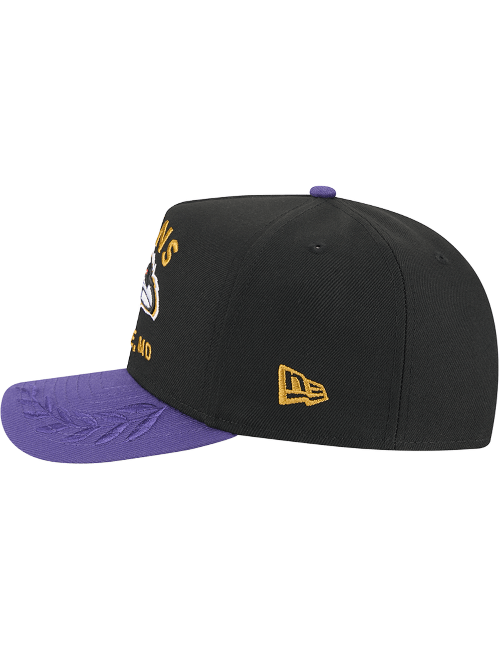 New Era Caps Baltimore Ravens New Era NFL 25 Draft Pre-Curved 9FIFTY A-Frame Snapback Hat - Black