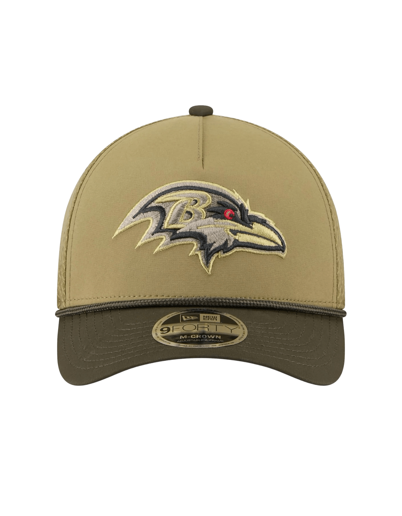 New Era Caps Baltimore Ravens New Era NFL 25 Salute To Service 9FORTY M-Crown Snapback Hat