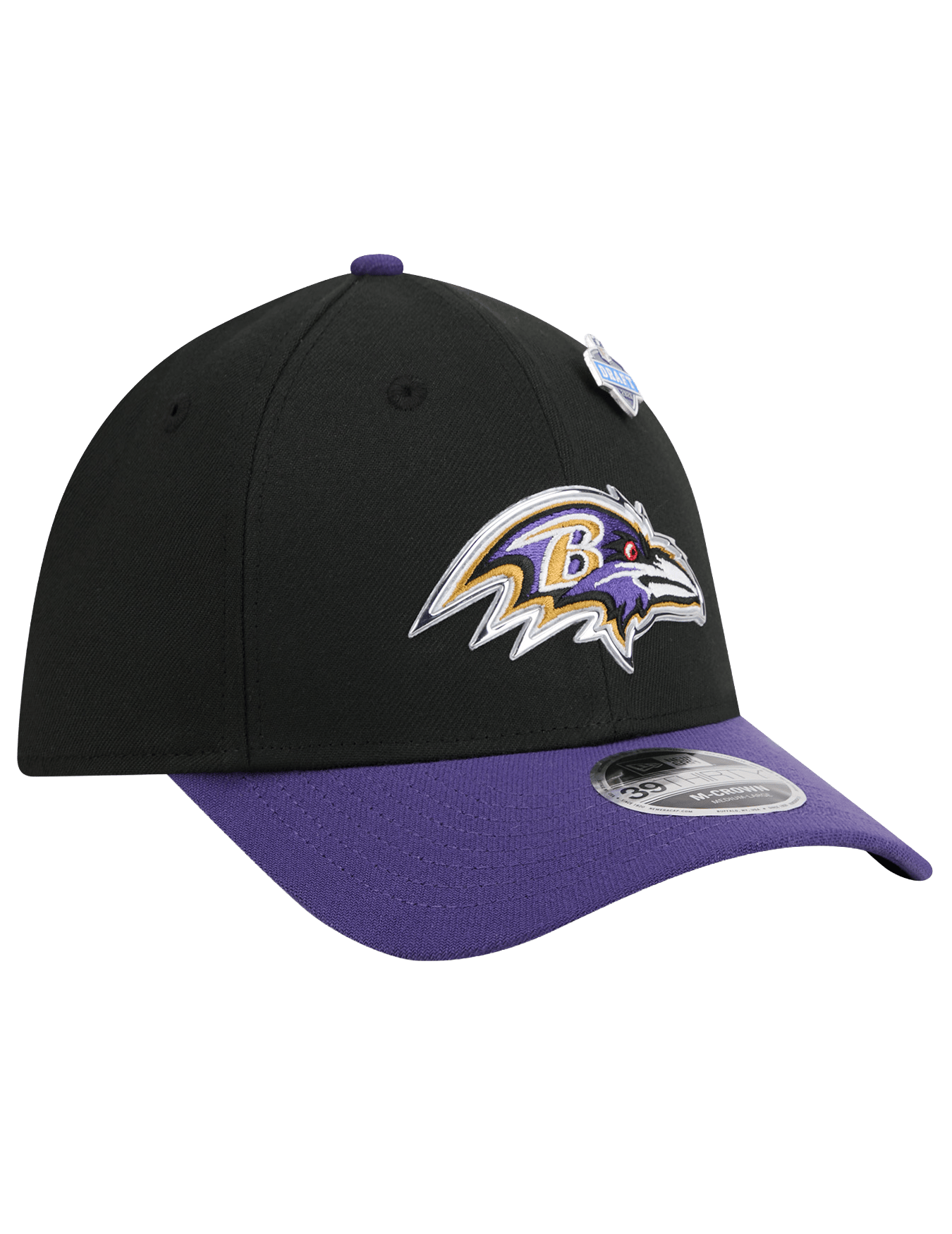 New Era Caps M/L Baltimore Ravens New Era NFL Draft 26 39THIRTY M-Crown Stretch-Fit Hat