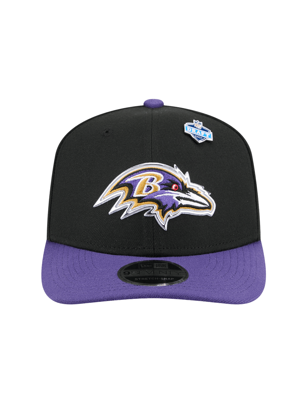 New Era Caps OSFM Baltimore Ravens New Era NFL Draft 26 9SEVENTY Stretch-Snapback Hat