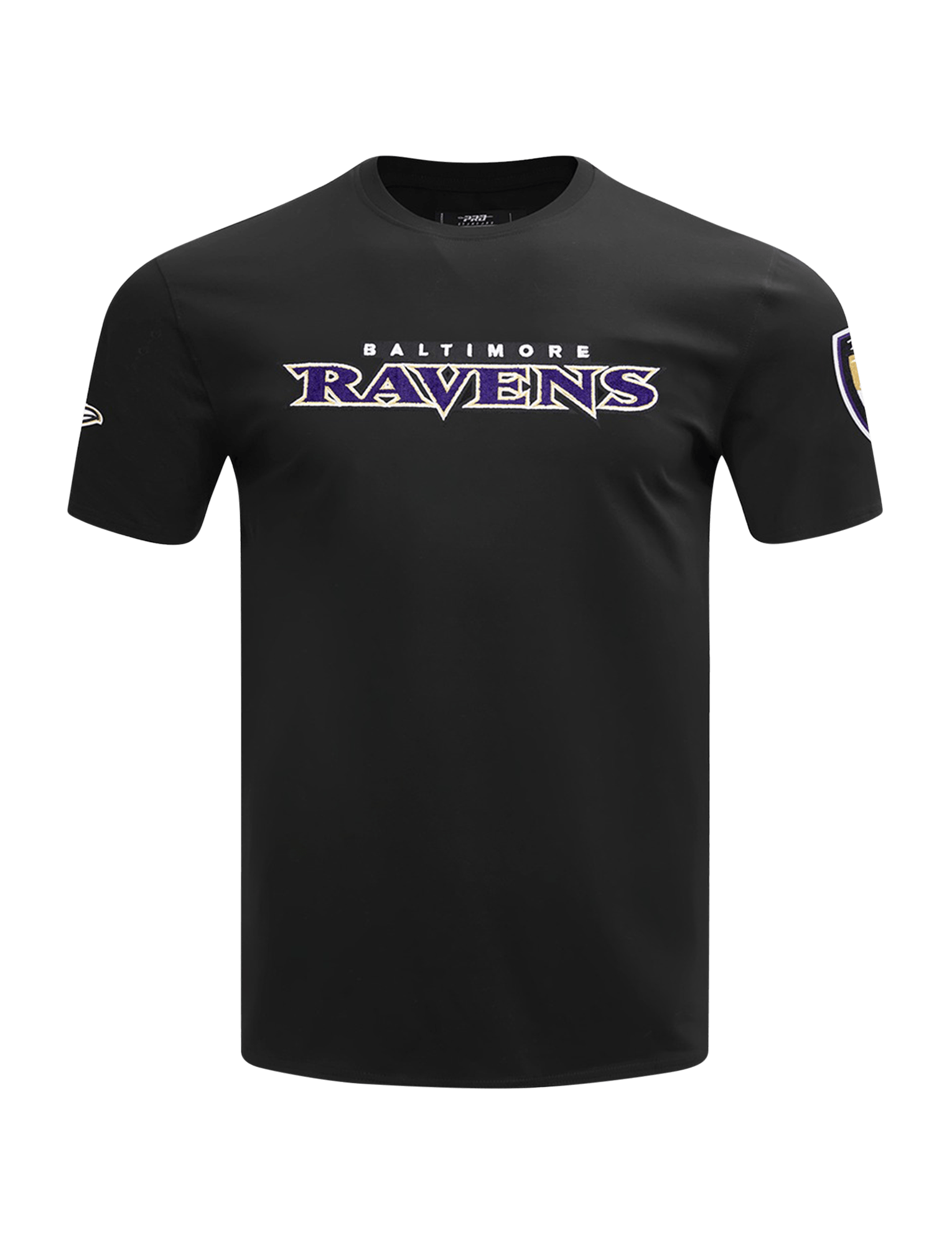Pro Standard T-Shirts Baltimore Ravens Pro Standard NFL Classic Chenille Flex T-Shirt - Black
