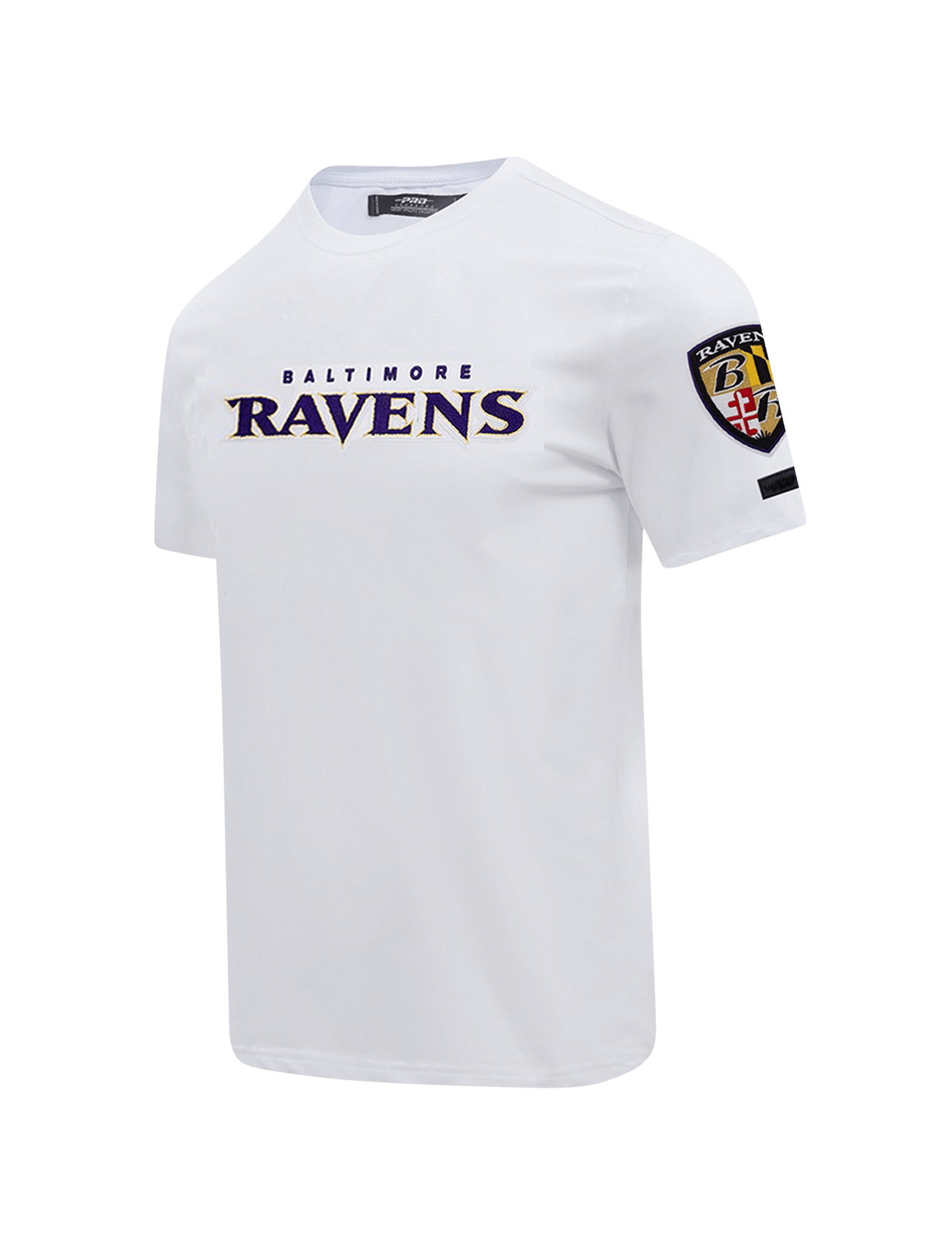 Pro Standard T-Shirts Baltimore Ravens Pro Standard NFL Classic Chenille Flex T-Shirt - White
