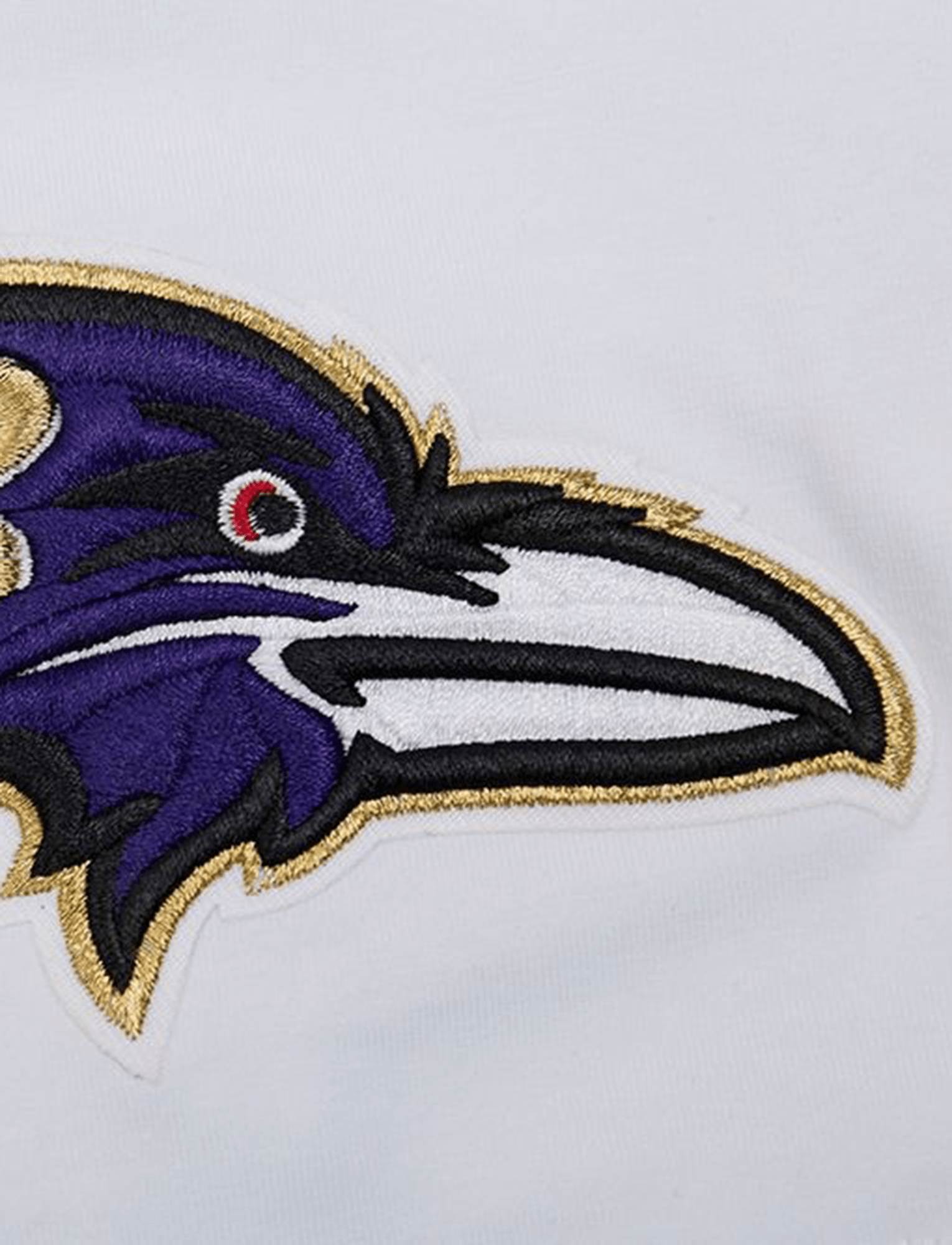 Pro Standard T-Shirts Baltimore Ravens Pro Standard NFL Classic Chenille Flex T-Shirt - White
