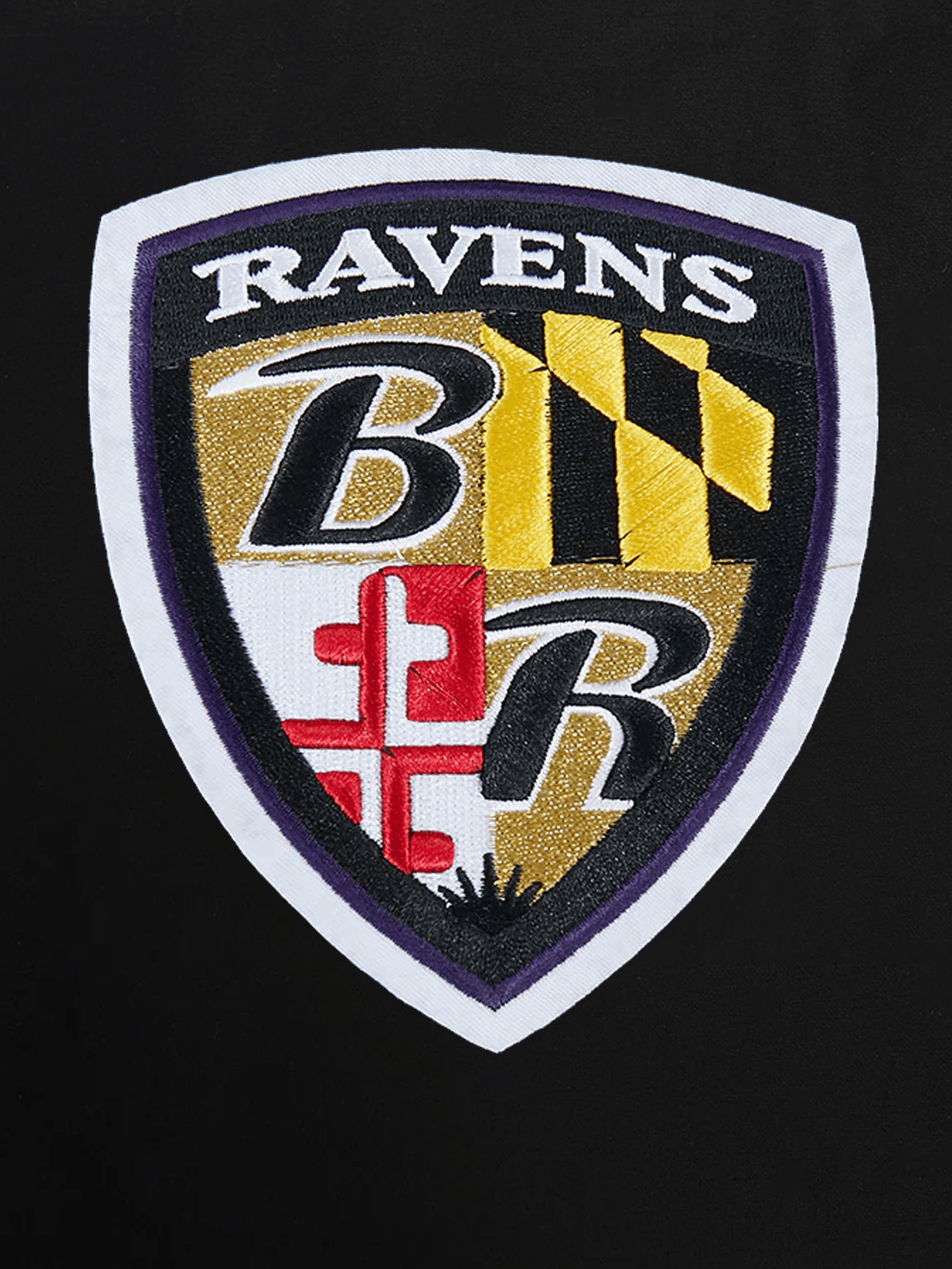 Pro Standard Jumpers Baltimore Ravens Pro Standard NFL Team Chenille Flex Hoodie Jumper - Black