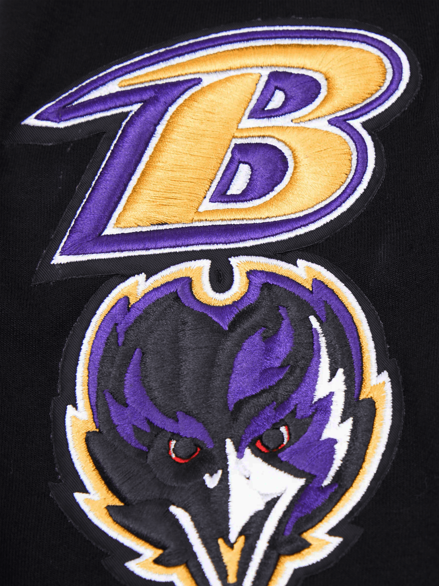 Pro Standard Jumpers Baltimore Ravens Pro Standard NFL Team Chenille Hoodie Jumper - Black