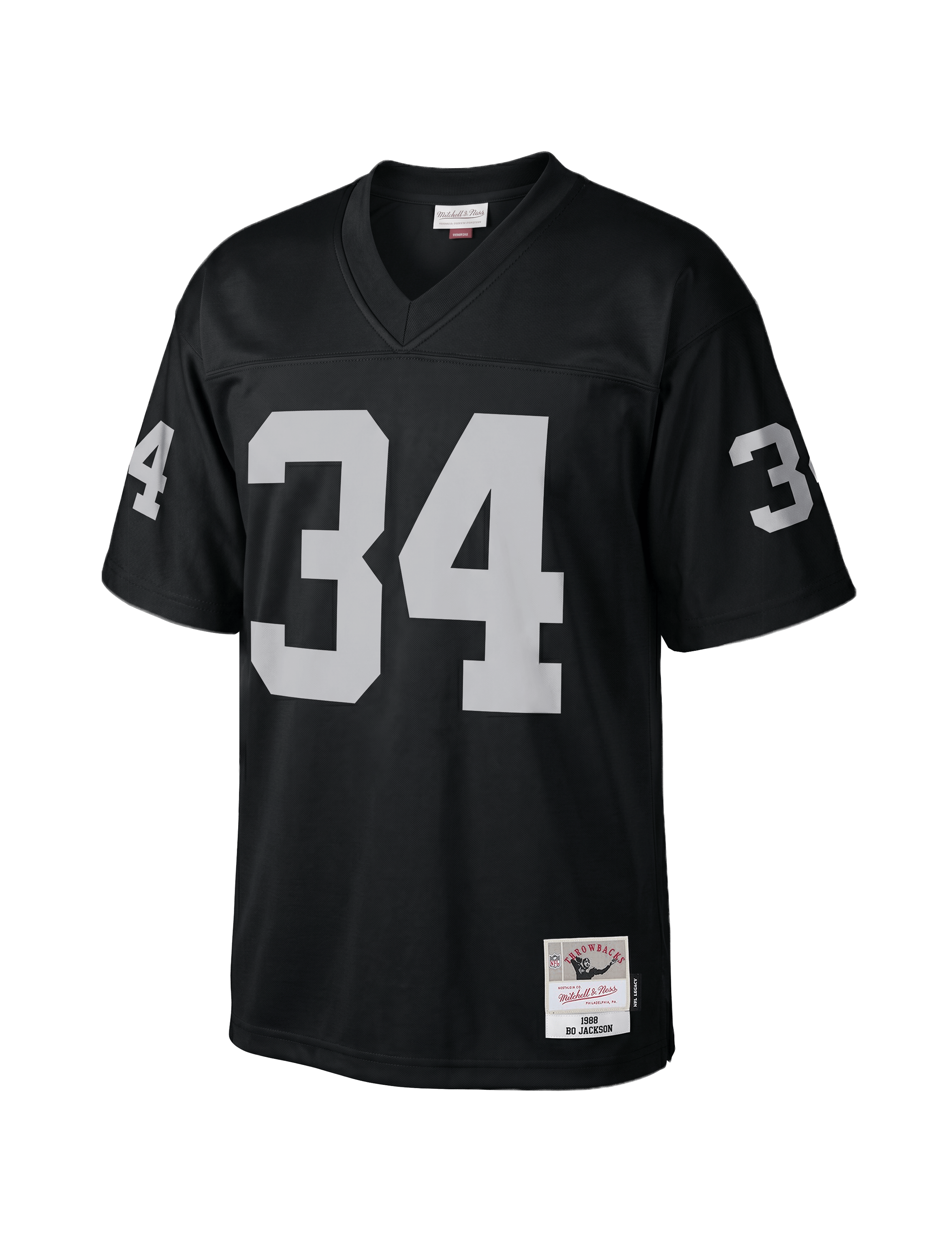 Mitchell And Ness Jerseys Bo Jackson Las Vegas Raiders Mitchell & Ness NFL 88 Legacy Jersey - Black