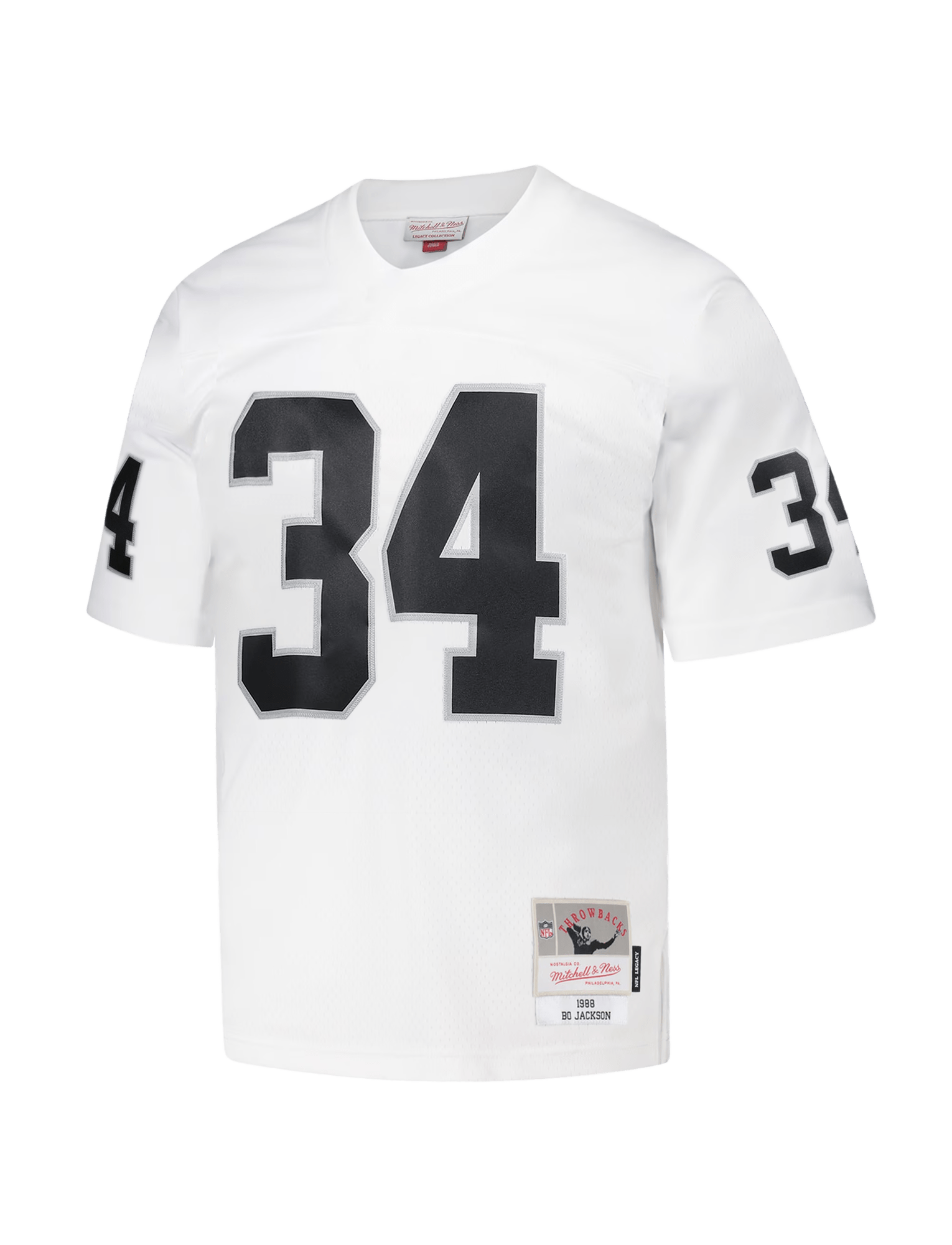 Mitchell And Ness Jerseys Bo Jackson Las Vegas Raiders Mitchell & Ness NFL 88 Road Legacy Jersey - White