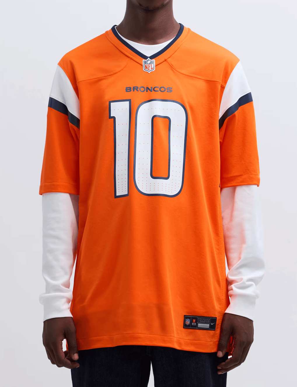 Nike Jerseys Bo Nix Denver Broncos Nike NFL Game Jersey - Orange