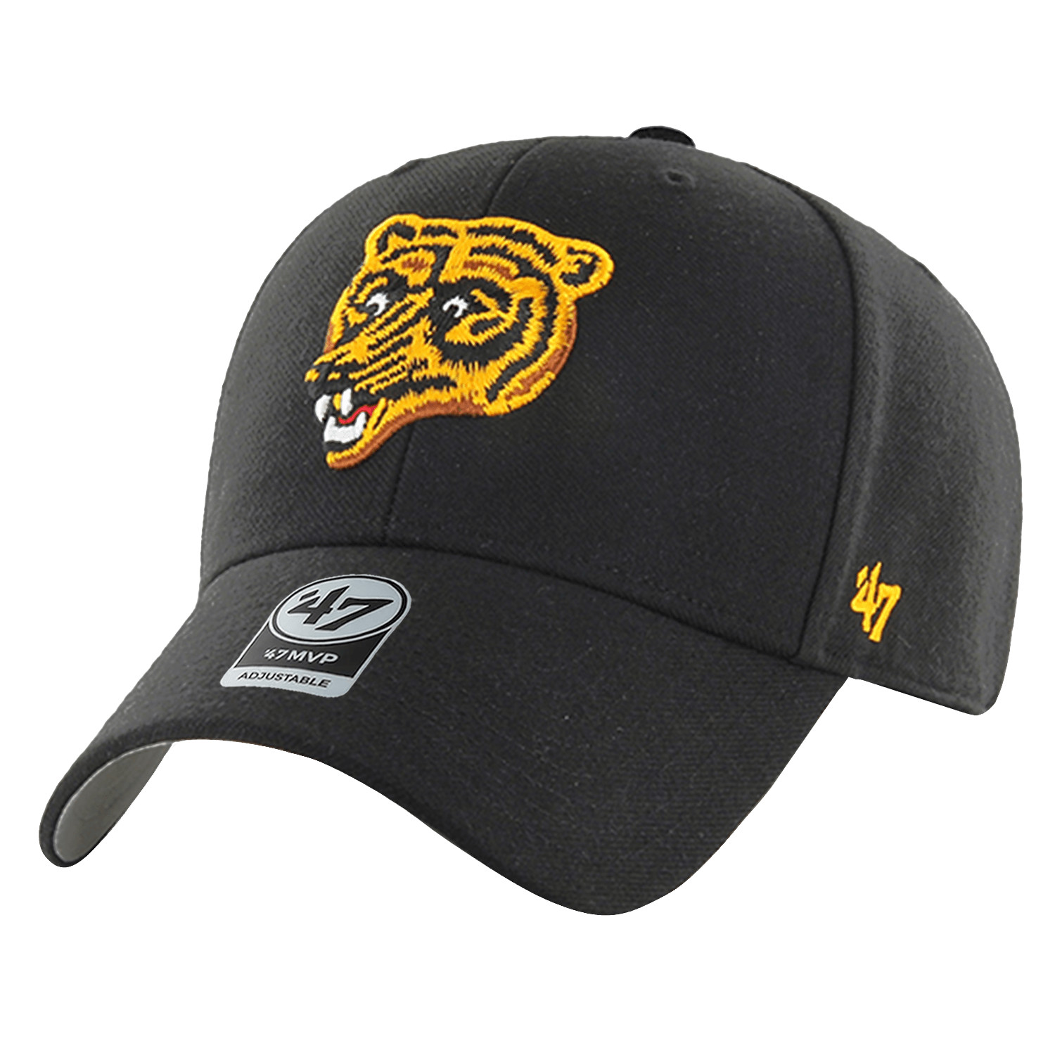 47 Brand Caps Boston Bruins '47 NHL Vintage Bear MVP Adjustable Hat - Black