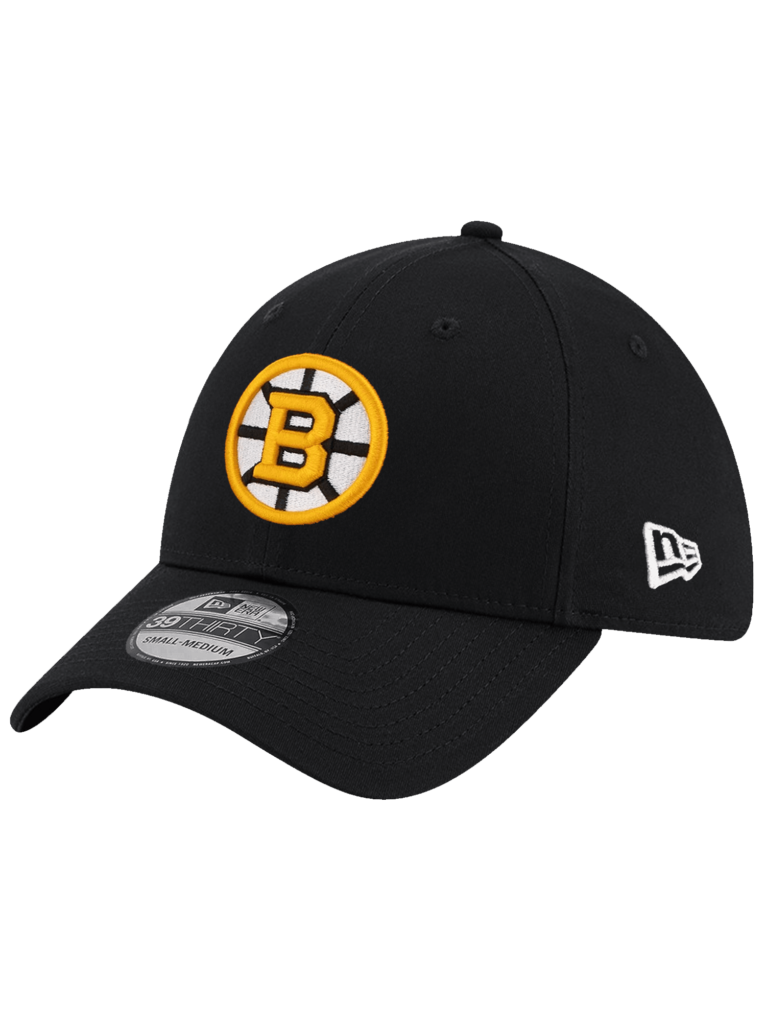 New Era Caps Boston Bruins New Era NHL Team 39THIRTY Stretch-Fit Hat - Black