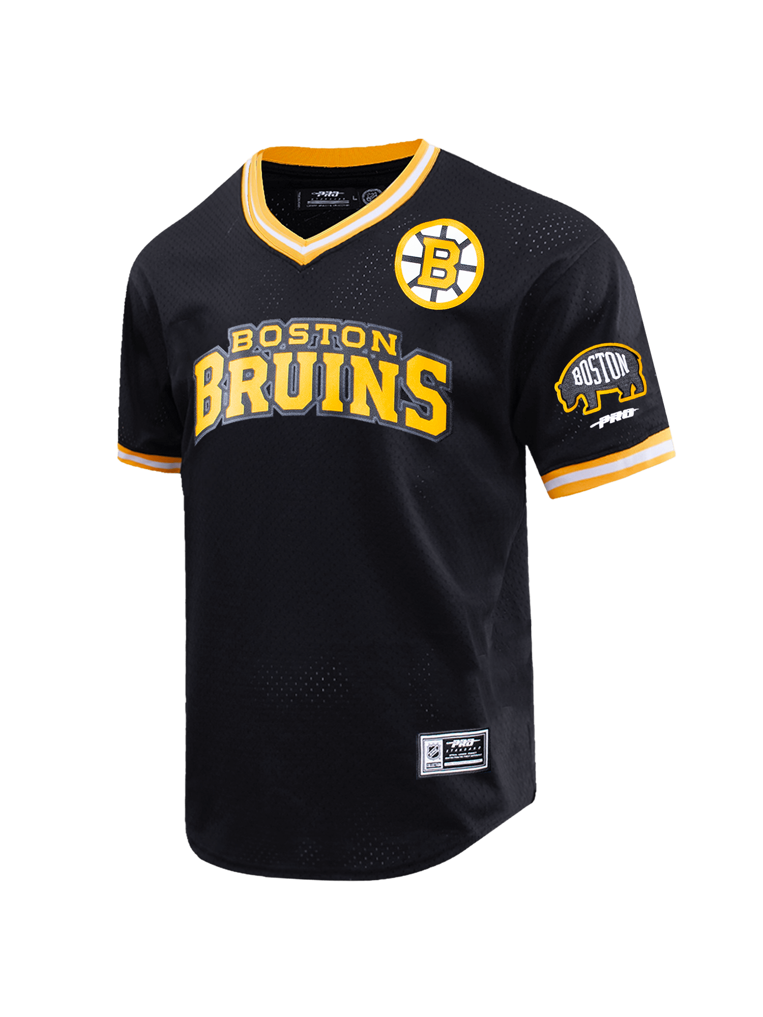 Pro Standard T-Shirts Boston Bruins Pro Standard NHL Team Mesh Short Sleeve - Black