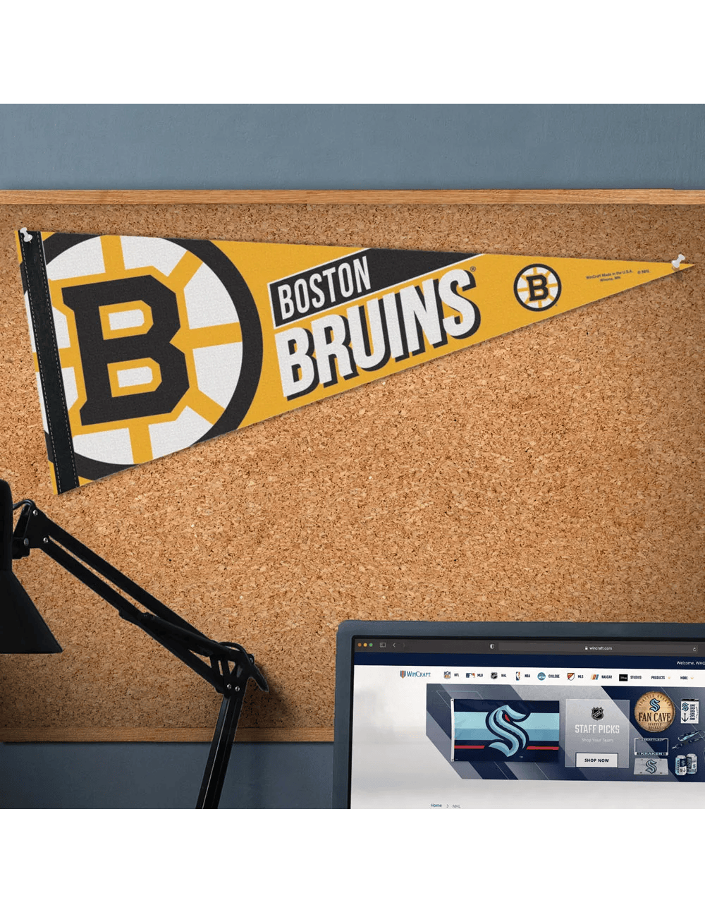 Wincraft Accessories Boston Bruins Wincraft NHL 12" x 30" Premium Pennant