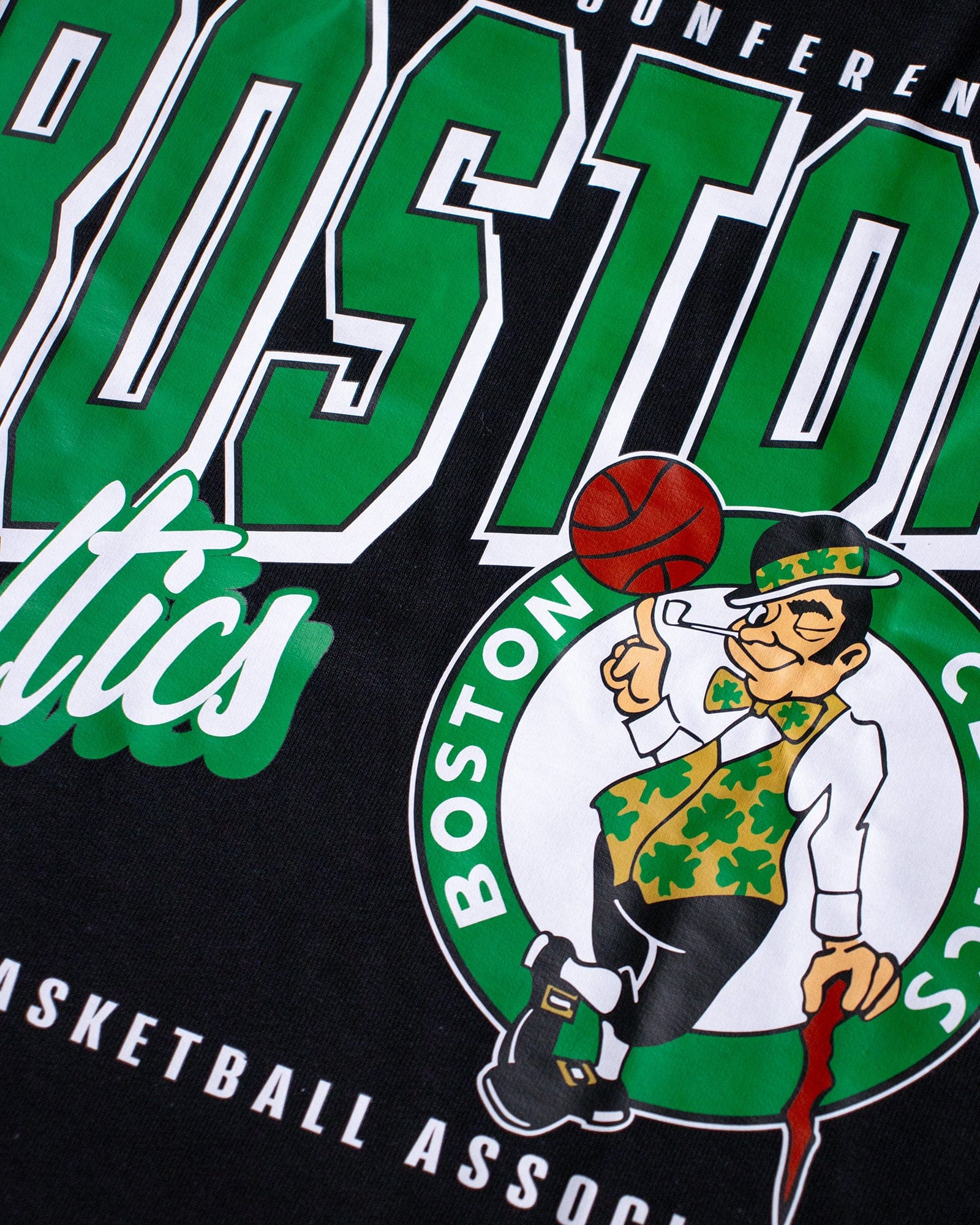 NBA Essentials Jumpers Boston Celtics NBA Essentials Clarkdale Hoodie Jumper - Black