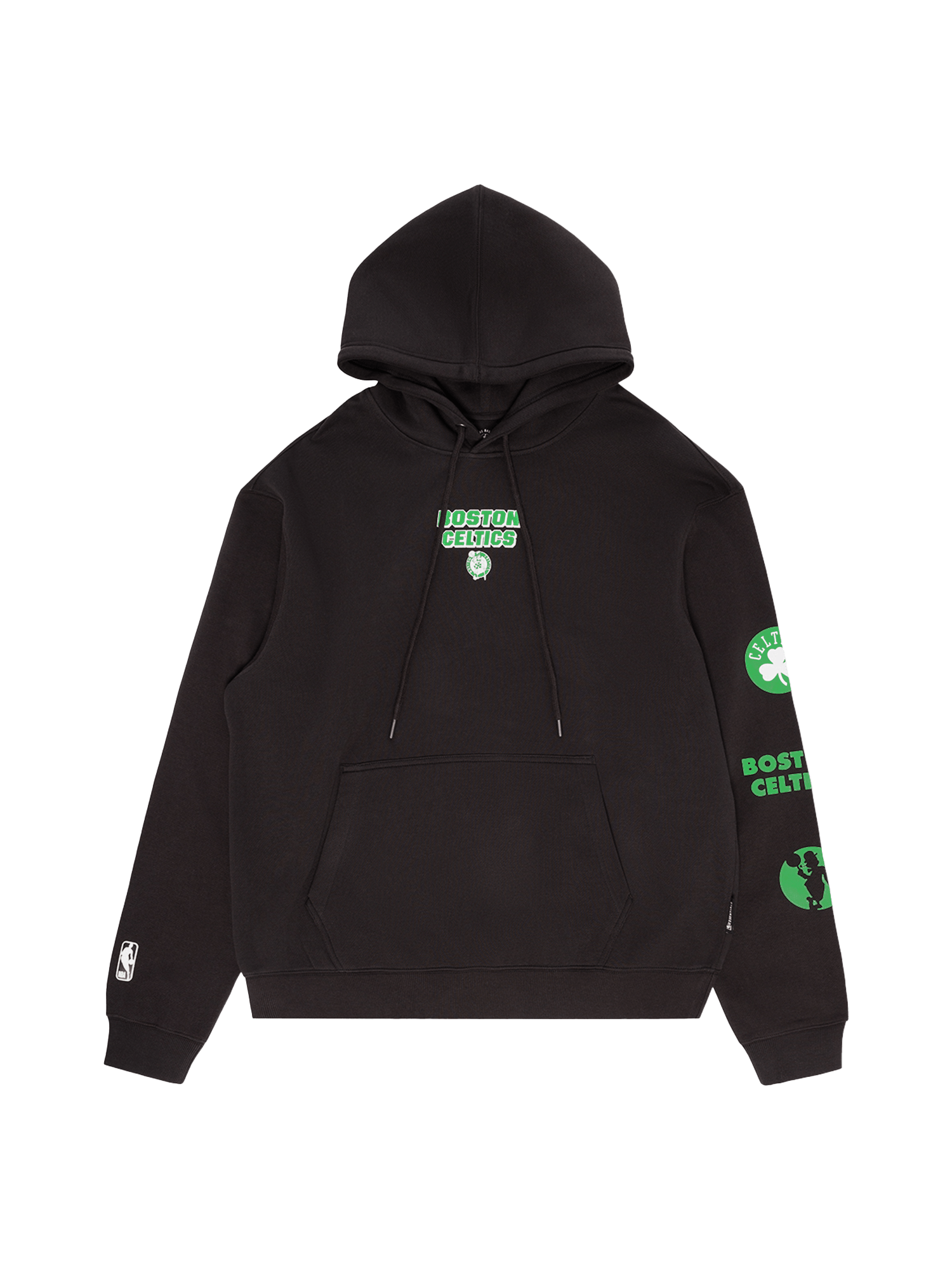 NBA Essentials Jumpers Boston Celtics NBA Essentials Stanford Vintage Hoodie Jumper - Black