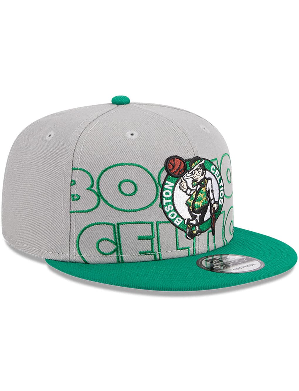 New Era Caps Boston Celtics New Era NBA 23 Draft 9FIFTY Snapback Hat - Grey