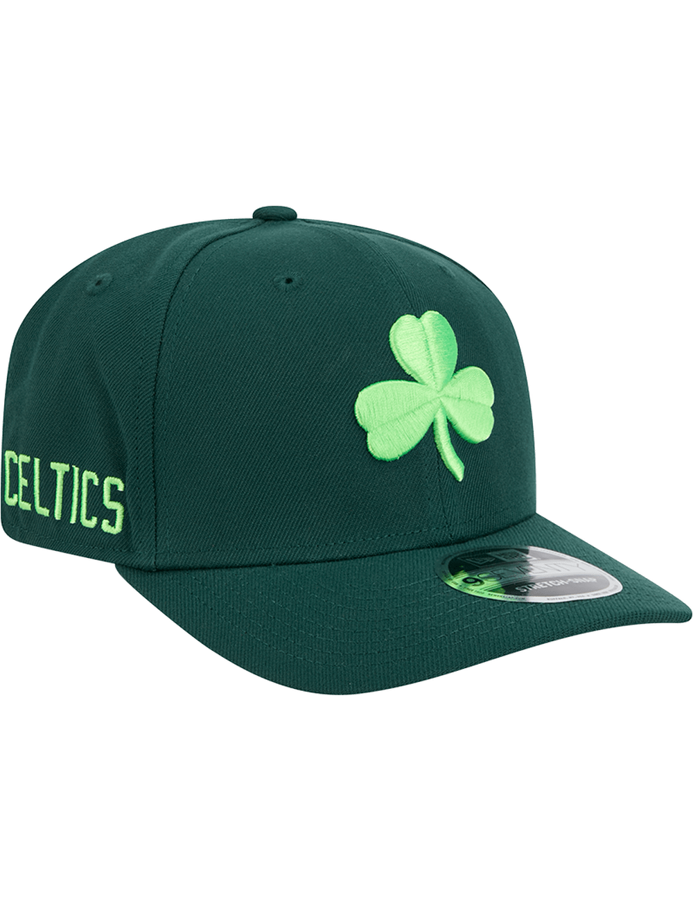 New Era Caps Boston Celtics New Era NBA 24-25 City Edition Alt 9SEVENTY Snapback Hat - Green