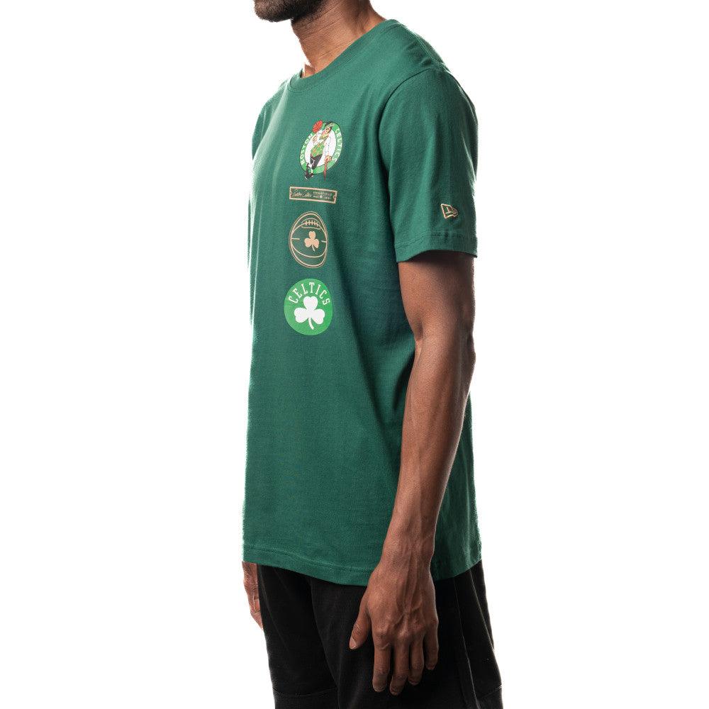 New Era T-Shirts Boston Celtics New Era NBA 24 City Edition T-Shirt - Green