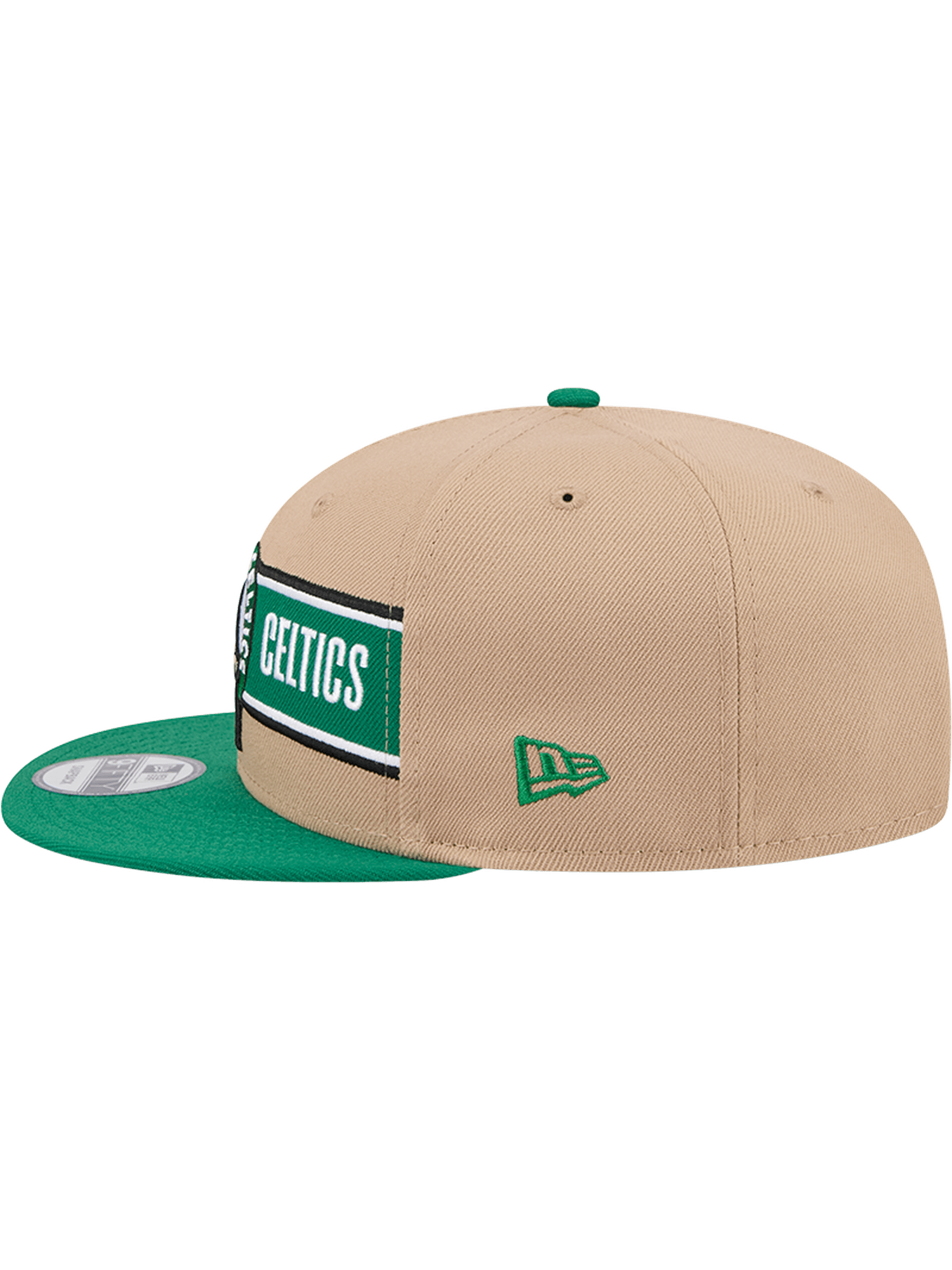 New Era Caps Boston Celtics New Era NBA 24 Draft 9FIFTY Snapback Hat - Tan